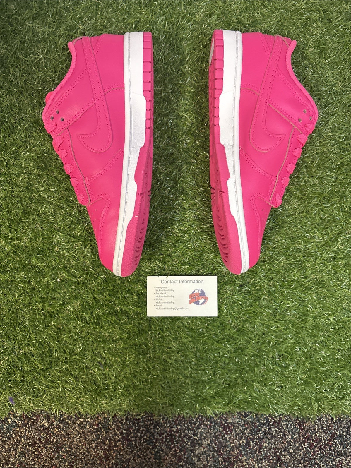 Size 8   Nike Dunk Low Hyper Pink W3