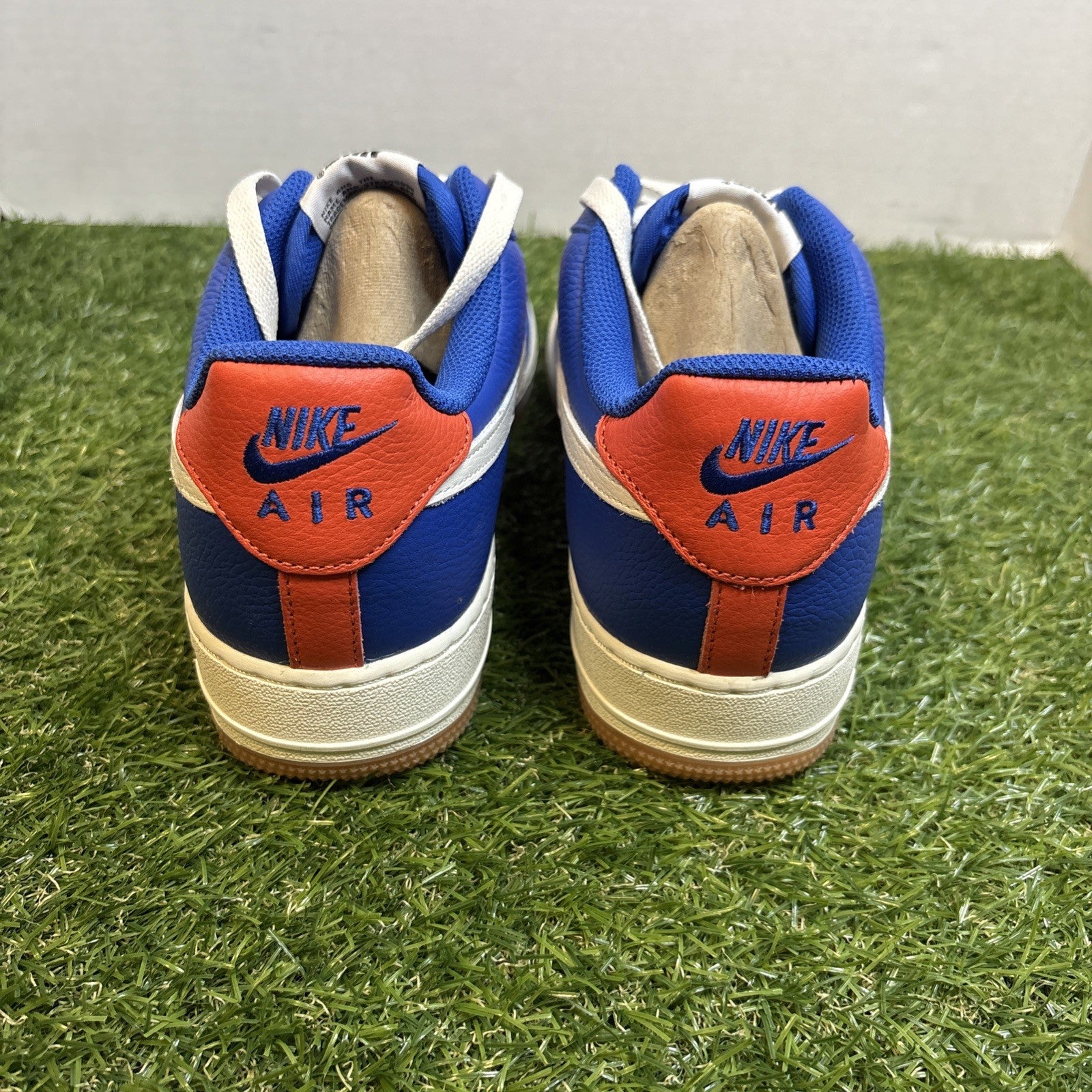 Size 10W/8.5M - Nike by you air force 1 Knicks ID3