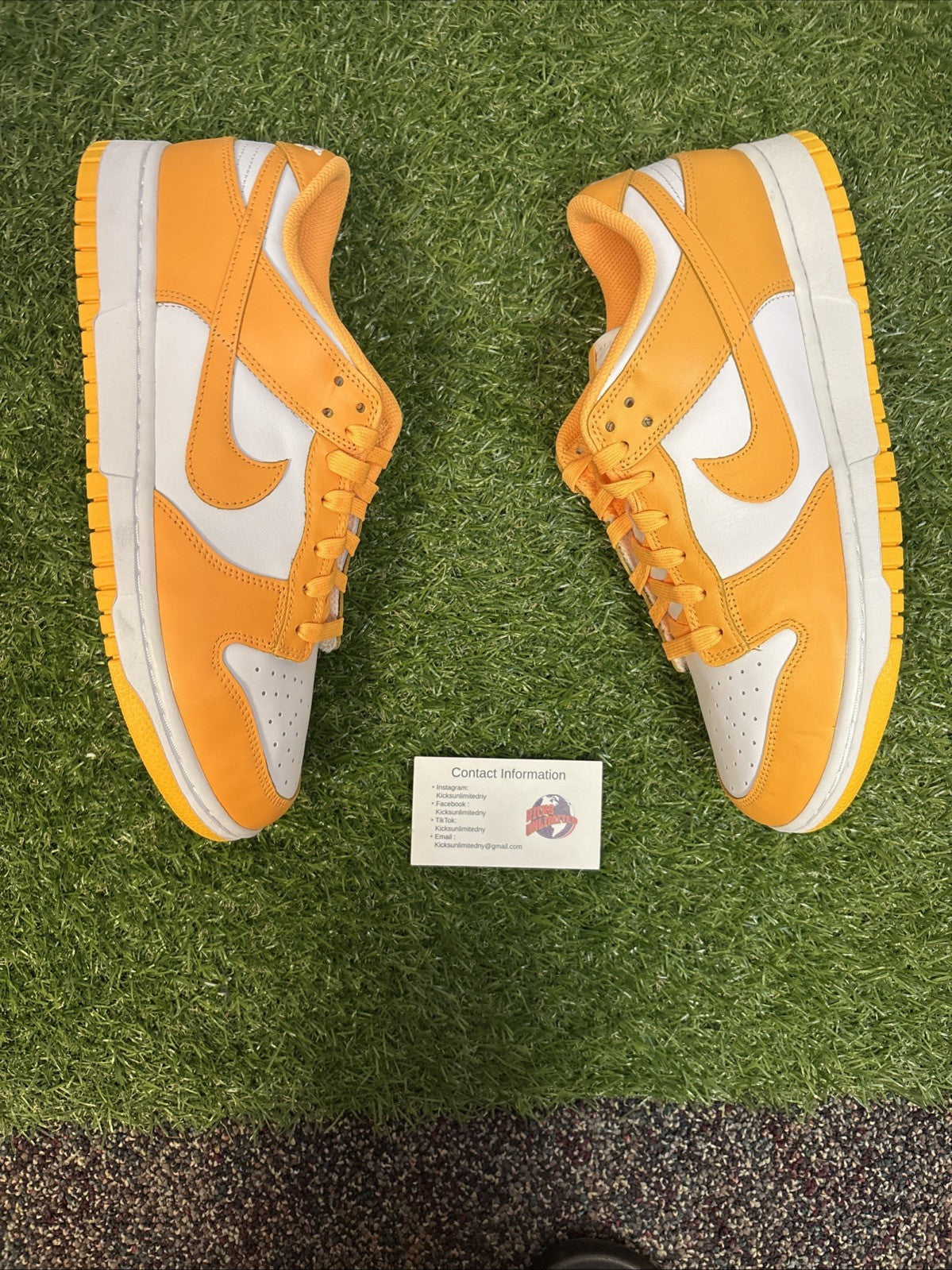 Size 11 W  Nike Dunk Low Laser Orange W1