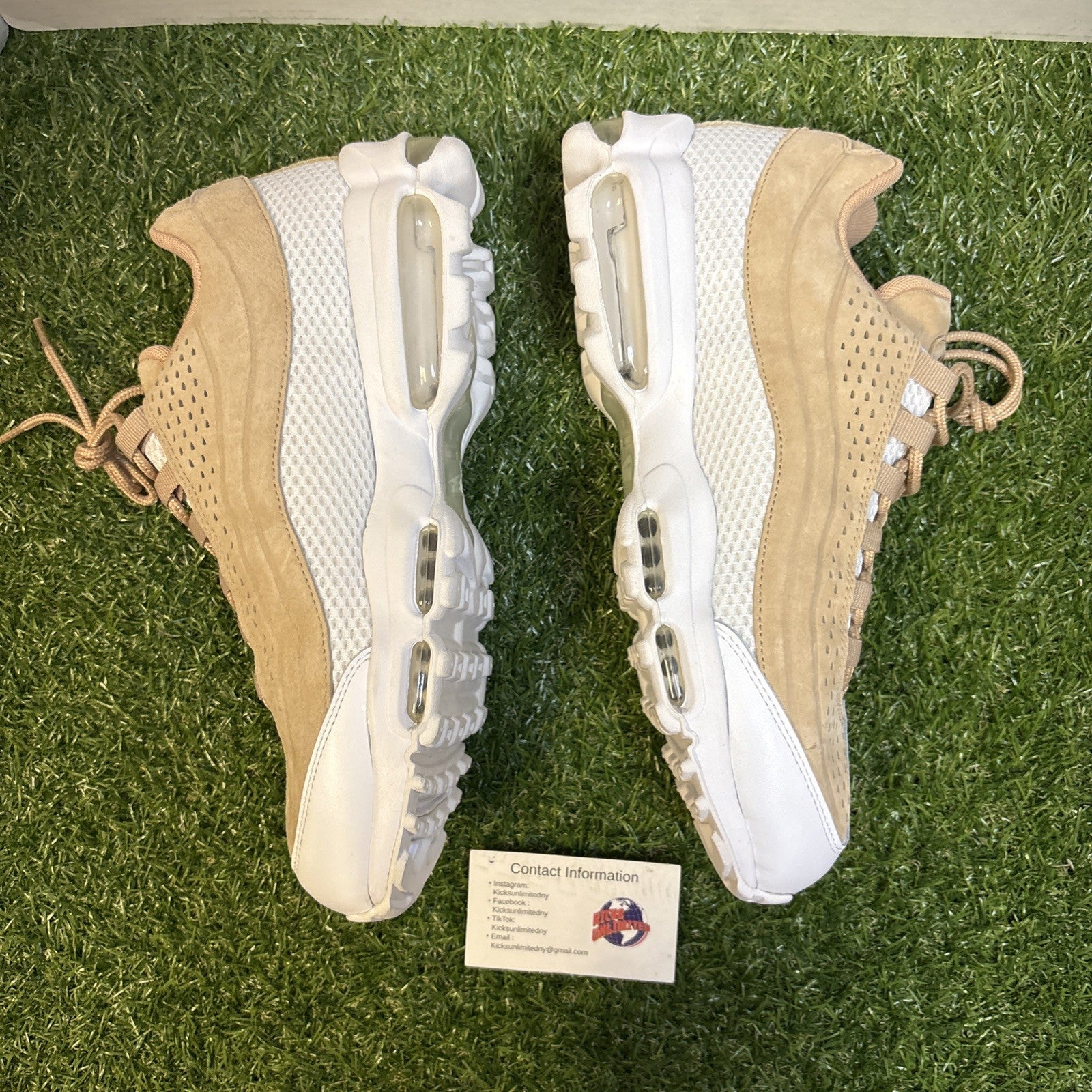 Size 9.5   Nike Air Max 95 Ultra Premium 2.0 BR Vachetta Tan2