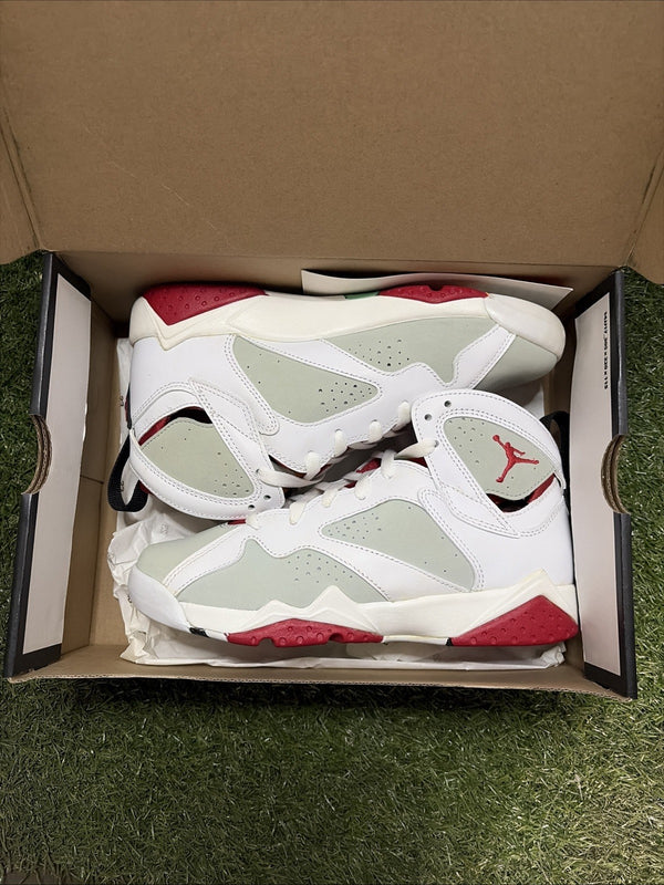 Nike Air Jordan 7 Retro Hare 2015 (GS) White/True Red Youth Size 6.5Y (with Box)0