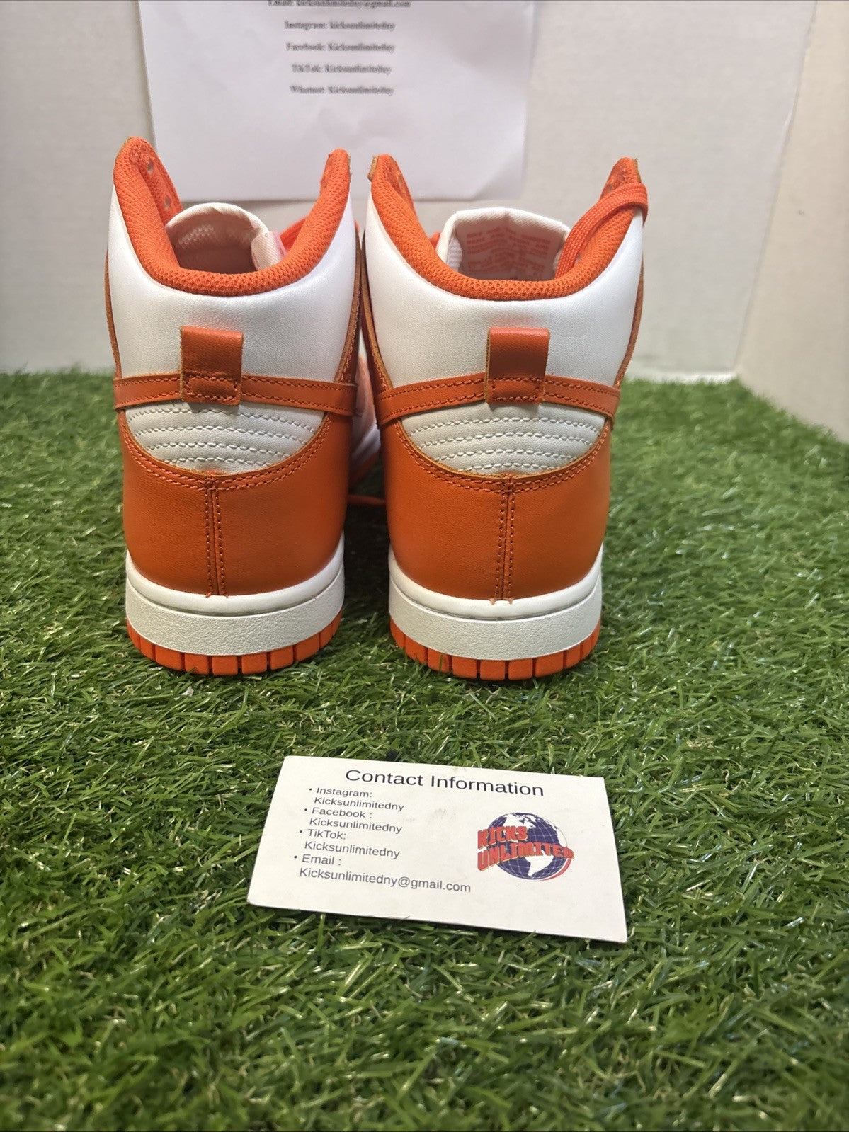 Size 8.5   Nike Dunk SP 2021 High Syracuse4