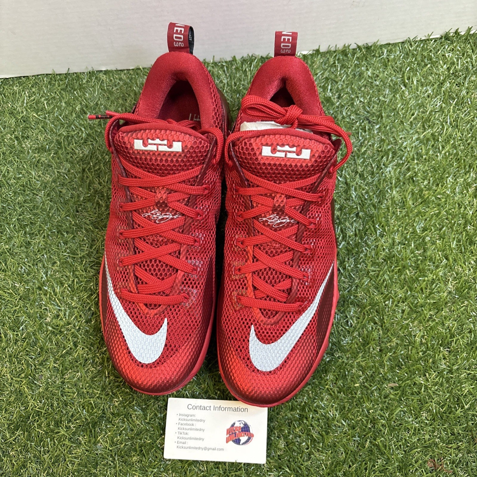 LeBron XII Low University red Size 9.5 724557 6160