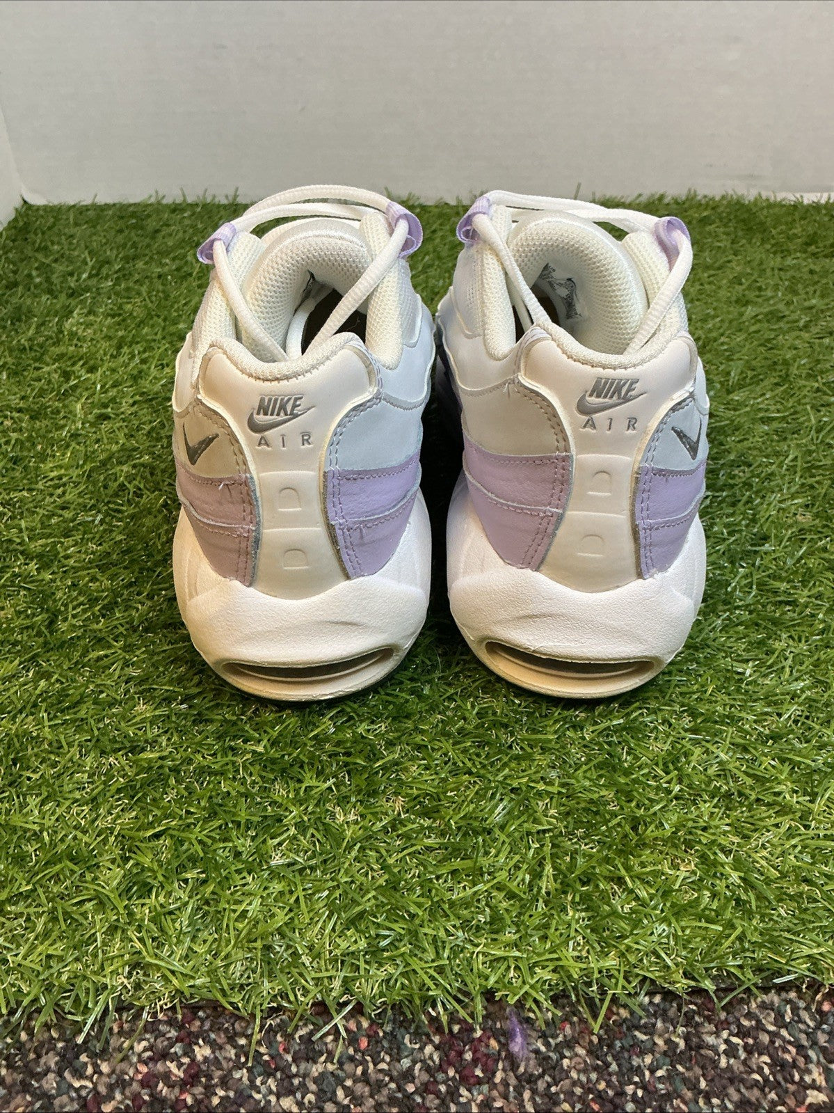 Size 6y Nike Air Max 95 Recraft(GS) White/Metallic Silver CJ3906-1084
