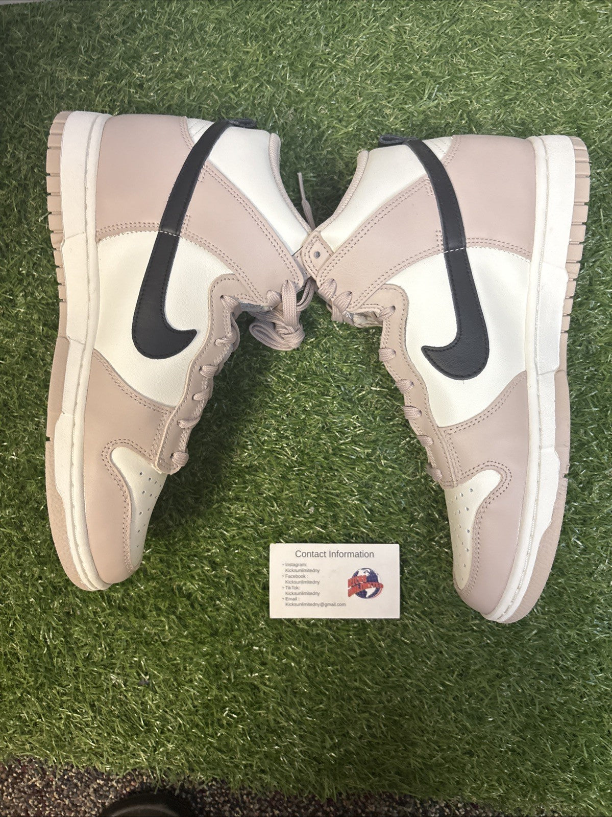 Size 10 W   Nike Dunk High Fossil Stone W2