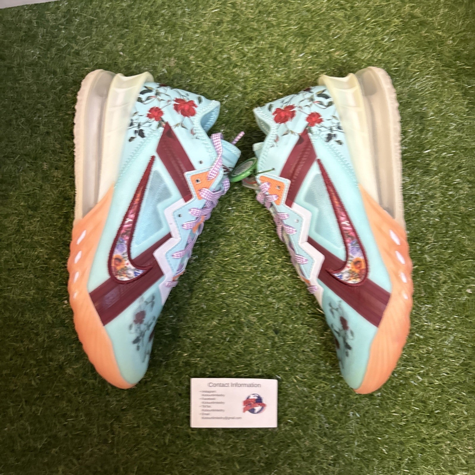 Size 9.5   Mimi Plange x Nike LeBron 18 Low Daughters1
