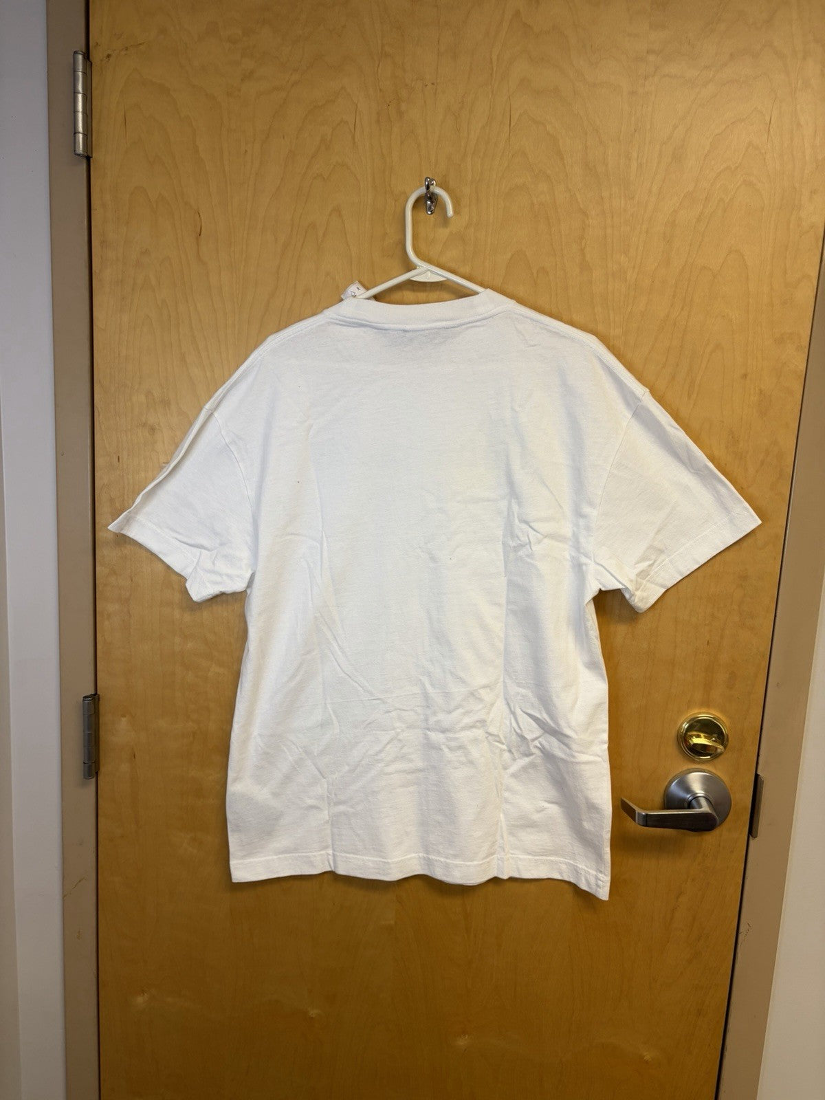 Palm Angels Unisex White With Black T-shirt - Size Large1