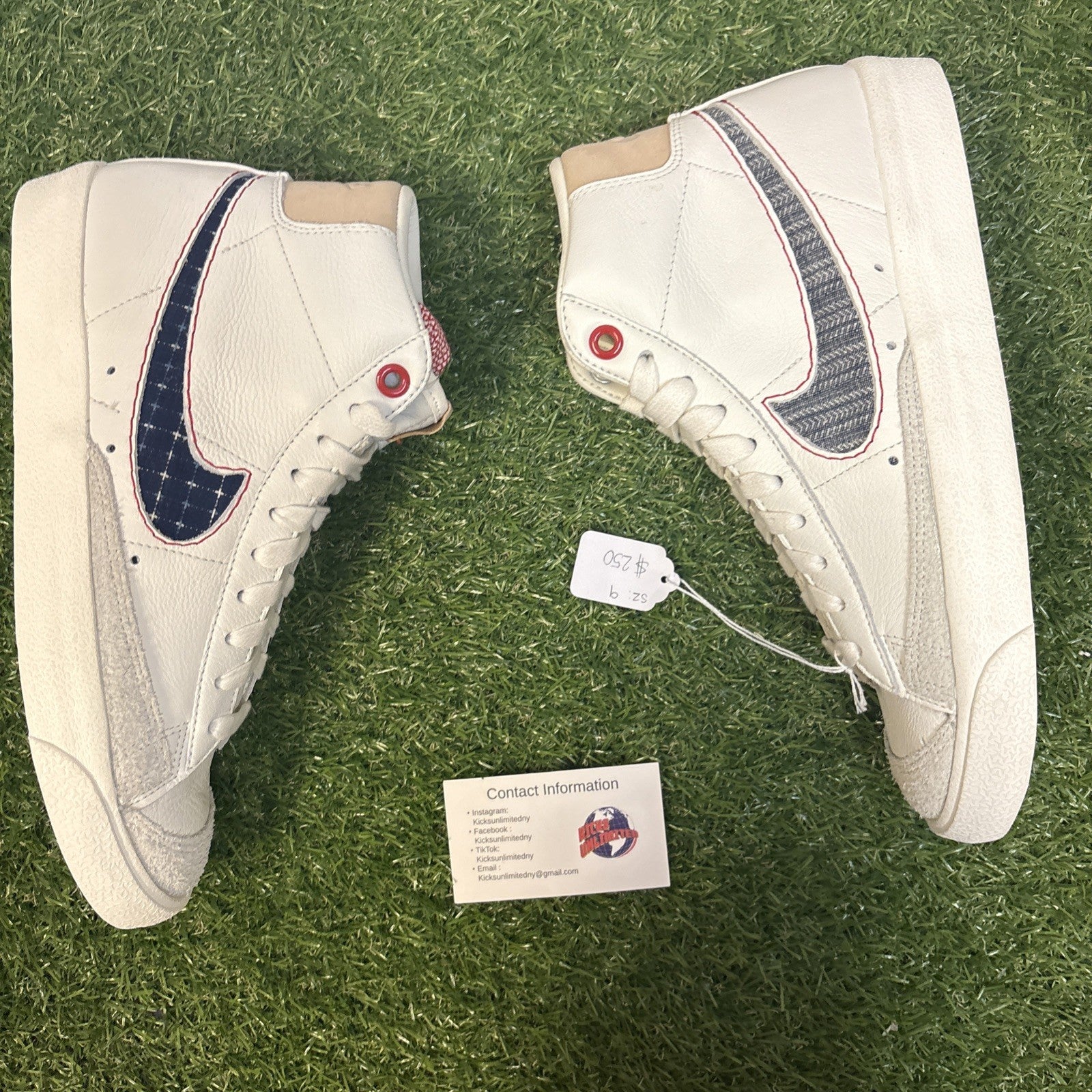 Size 9   Denham x Nike Blazer Mid Sail4