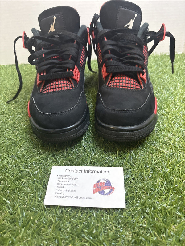 Size 8.5   Jordan 4 Retro Mid Red Thunder0