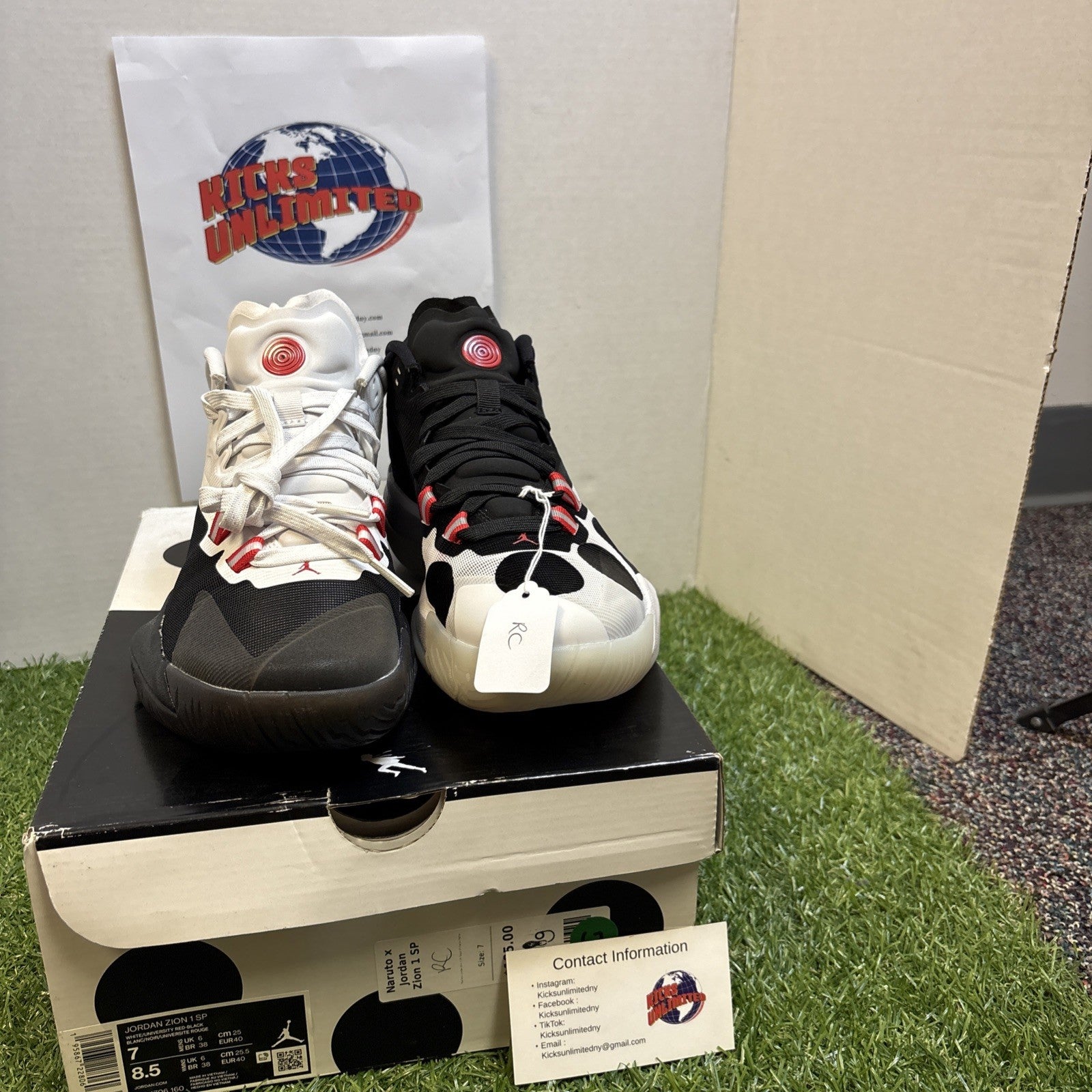 Size 7   Naruto x Air Jordan Jordan Zion 1 SP Sage Of The Six Paths3