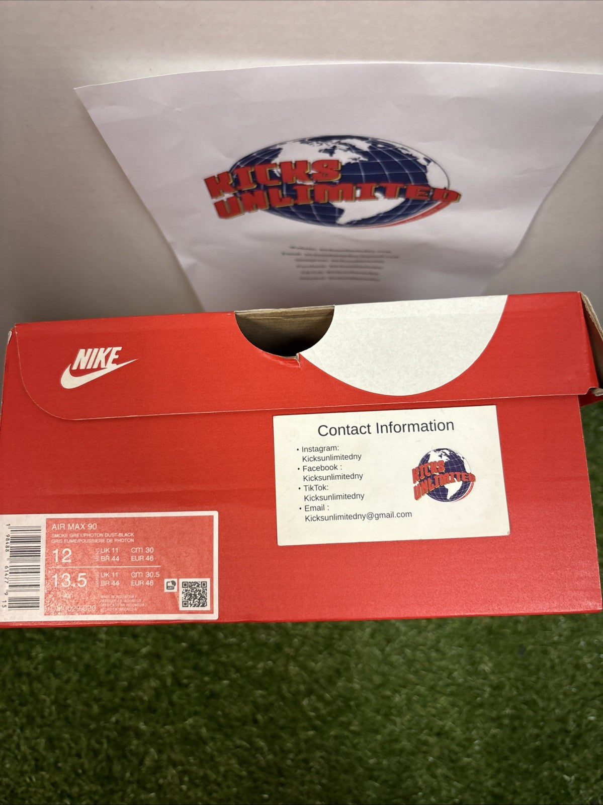 Nike Air Max 90 Smoke Grey Photon Dust - Men’s Size 121