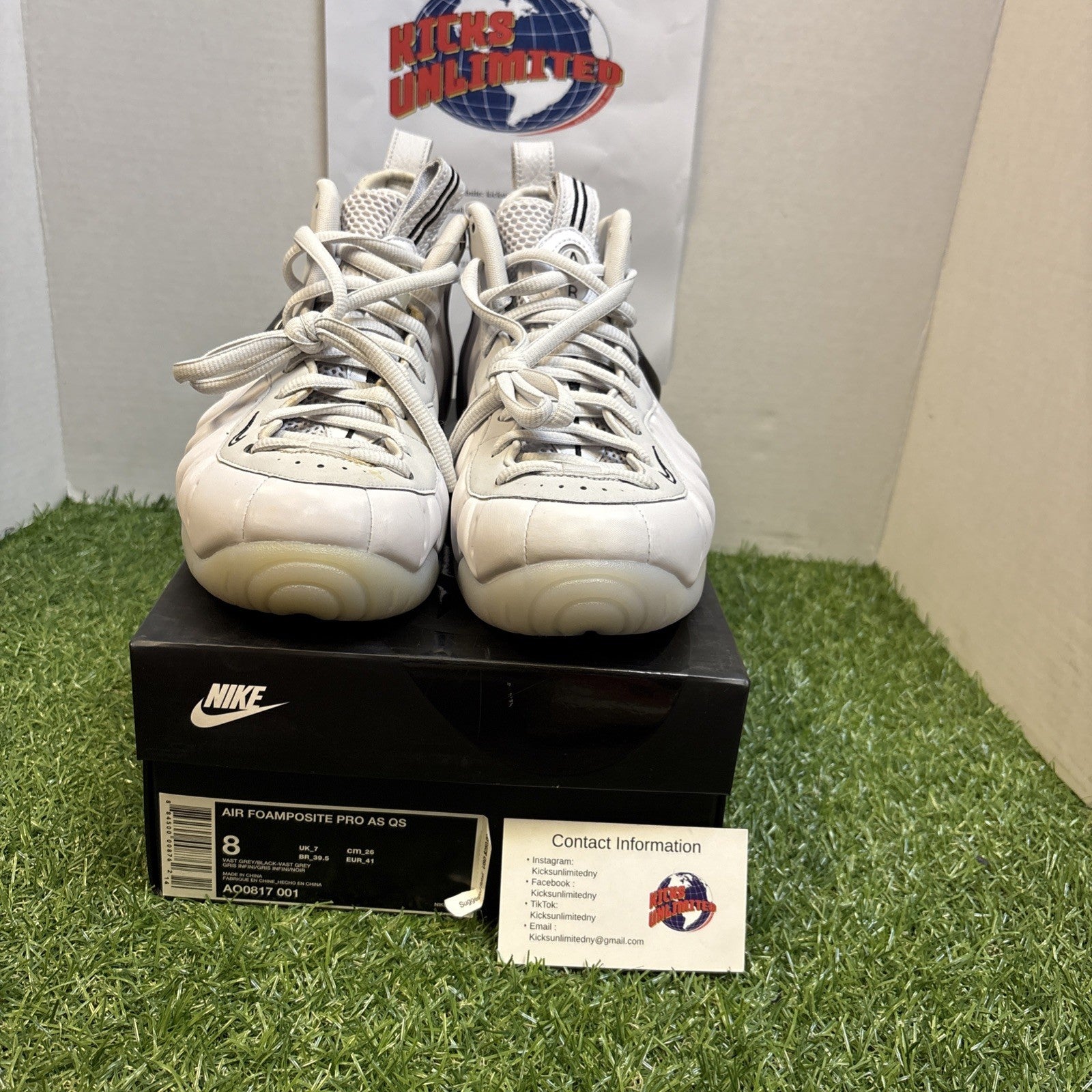 Size 8   Nike Air Foamposite Pro All Star Swoosh Pack3