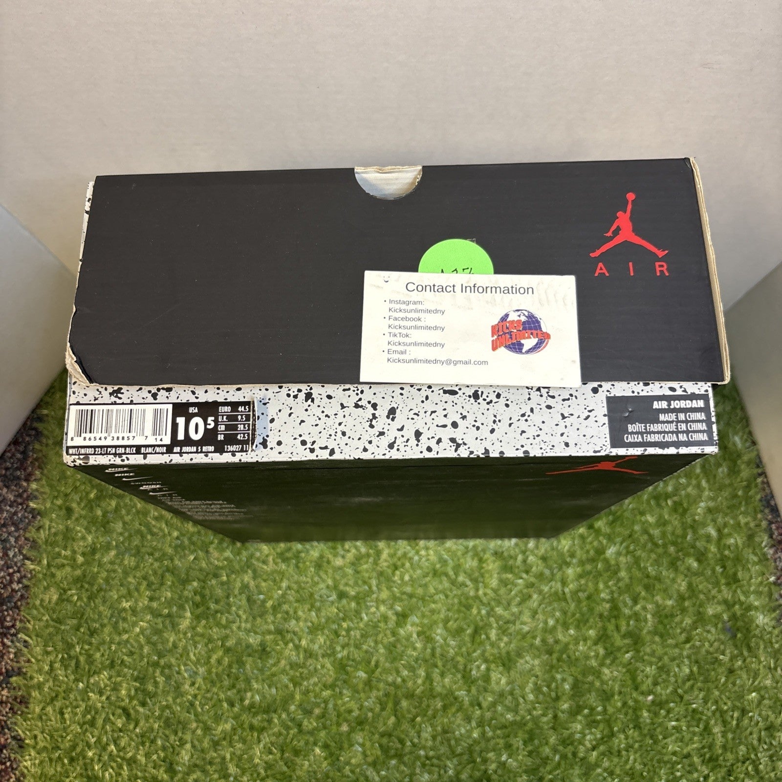 Size 10.5   Air Jordan 5 Retro Pro Stars Poison5
