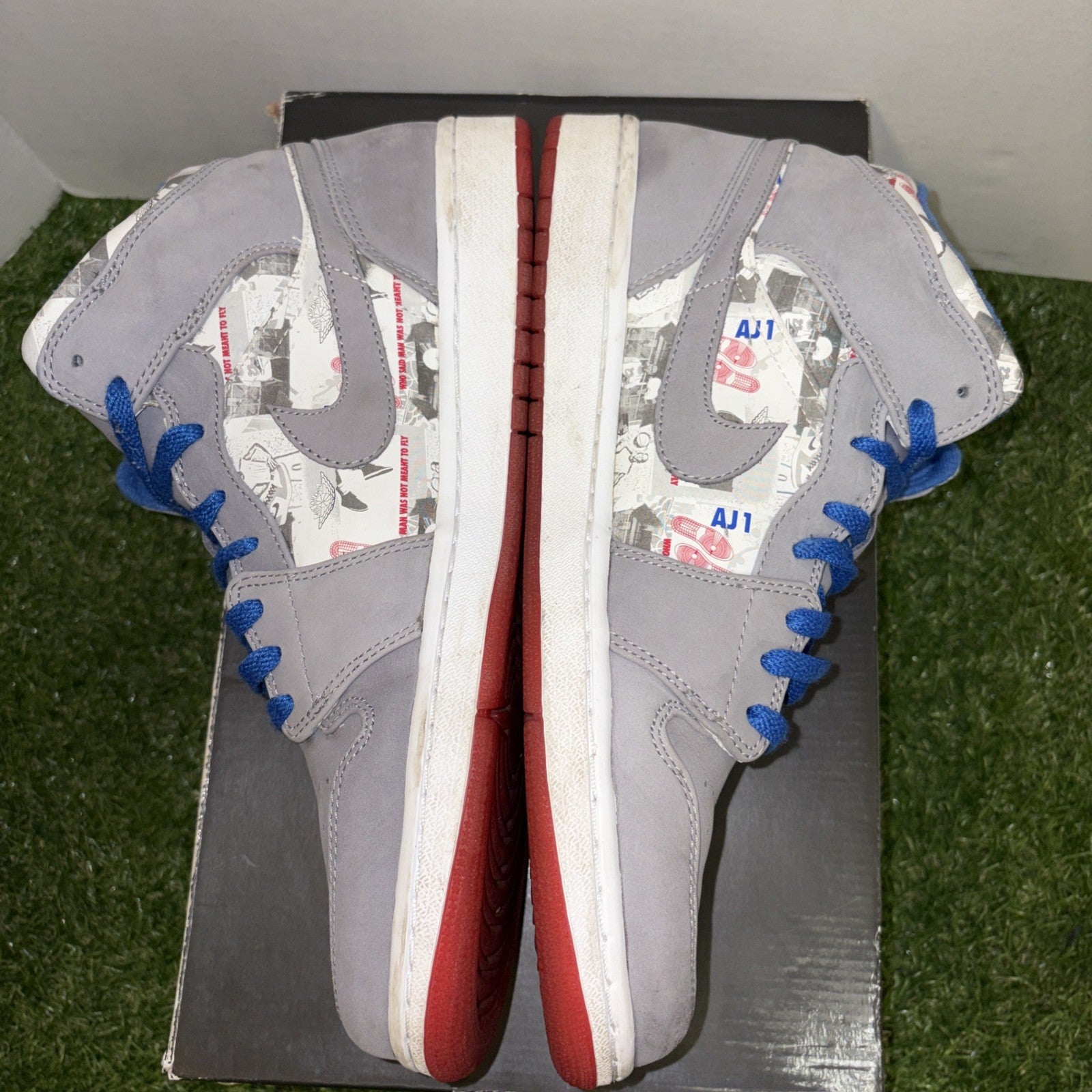 Size 12   Air Jordan 1 Retro LS Stealth2