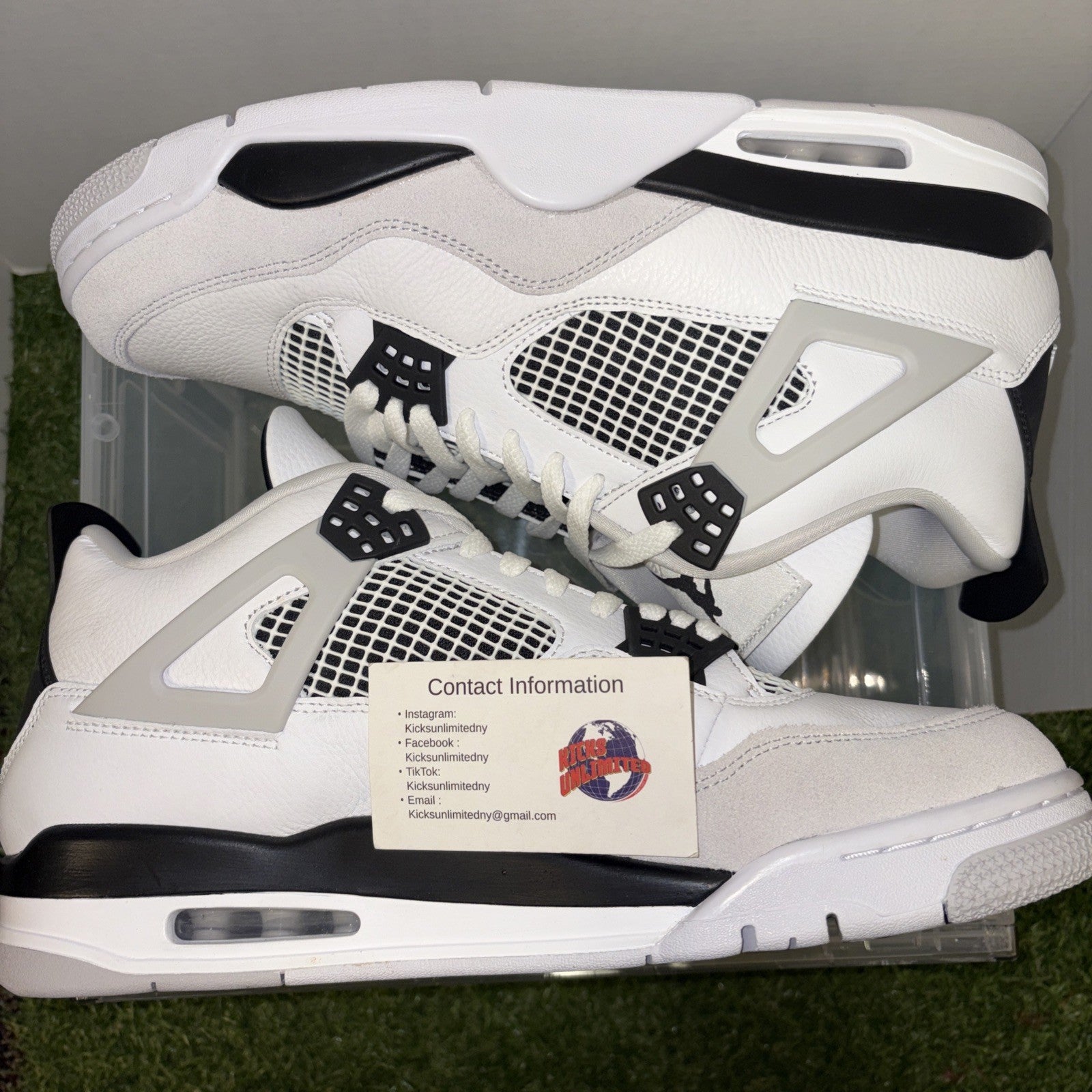 Size 13   Jordan 4 Retro Mid Military Black0