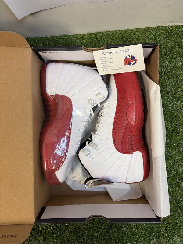 Size 5 (GS) - Air Jordan 12 Retro Mid Cherry0