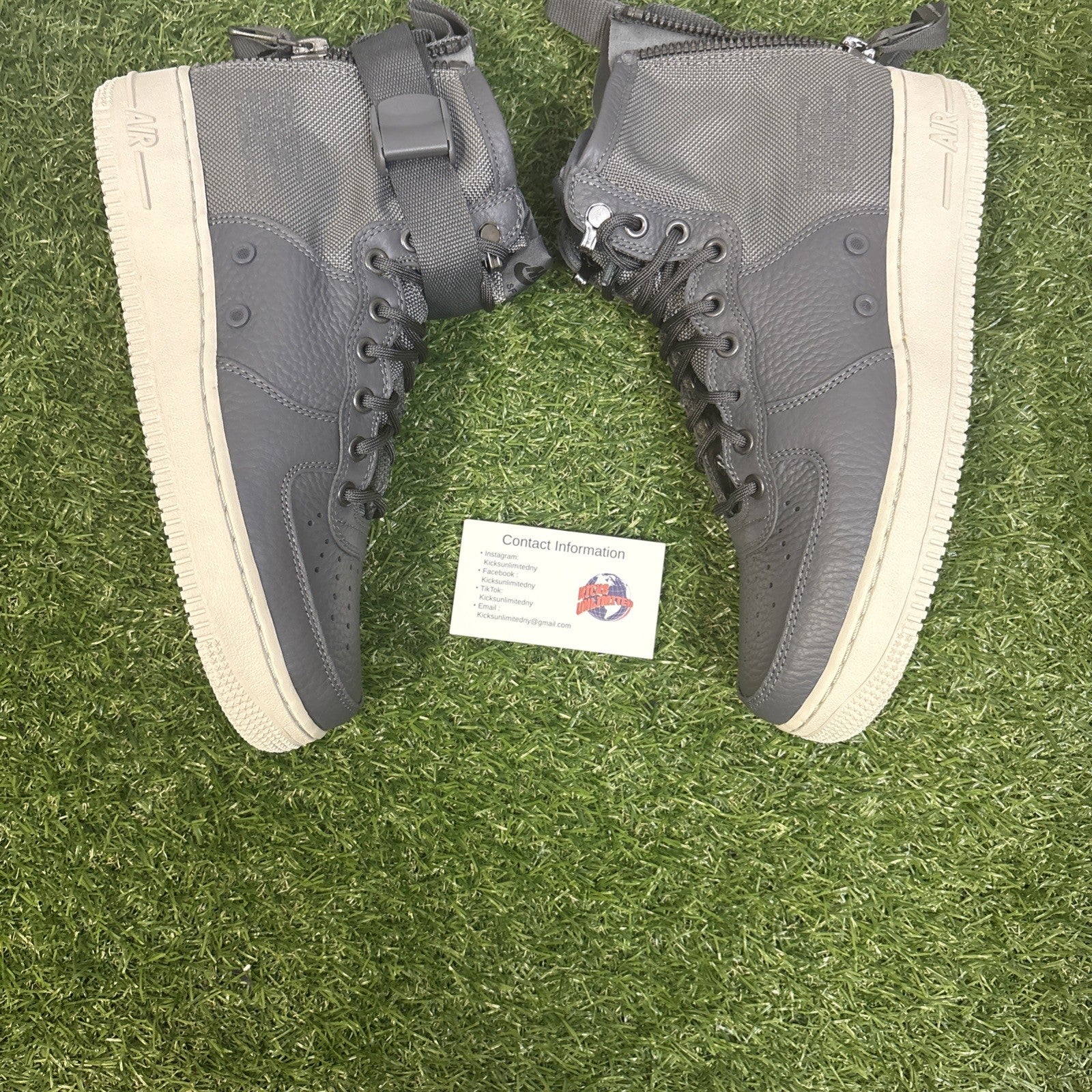 Size 8.5   Nike SF Air Force 1 Mid Dark Grey4