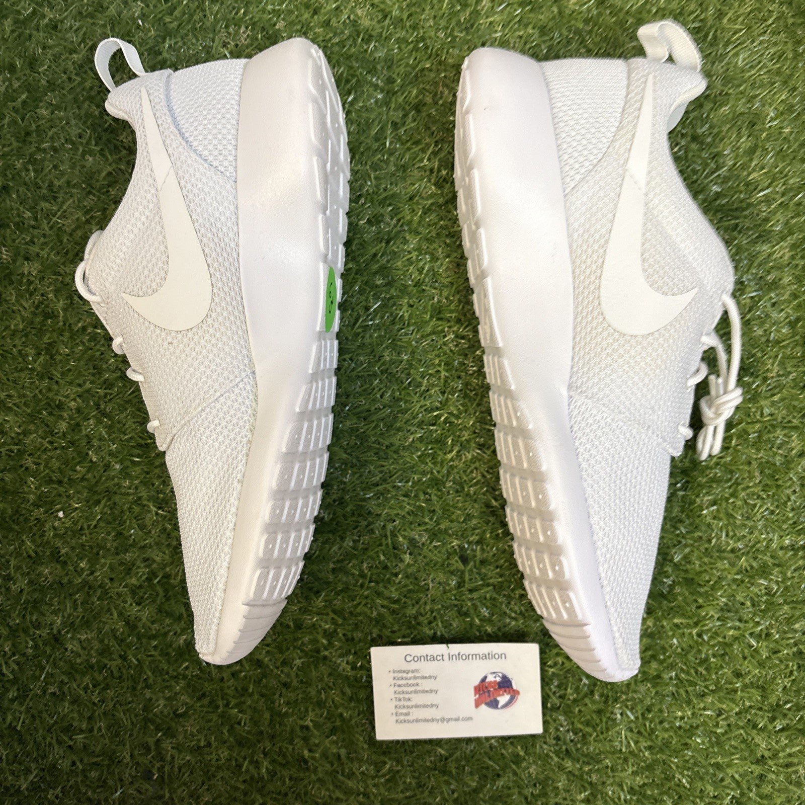 Size 9.5   Nike Roshe One Triple White2