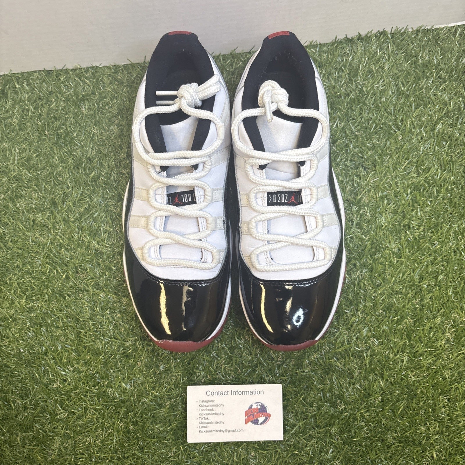 Size 8.5   Jordan 11 Retro Low Concord Bred3