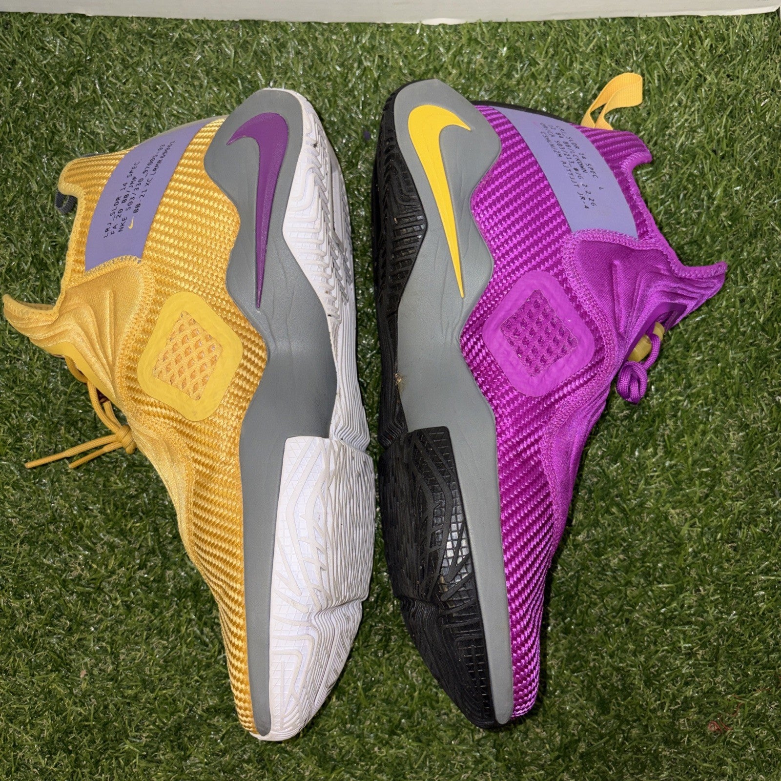Size 10.5   Nike LeBron Soldier 14 Lakers   CK6024 5002