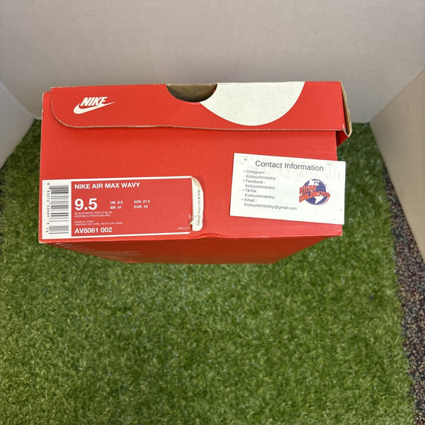 Size 9.5   Nike Air Max Wavy University Blue4