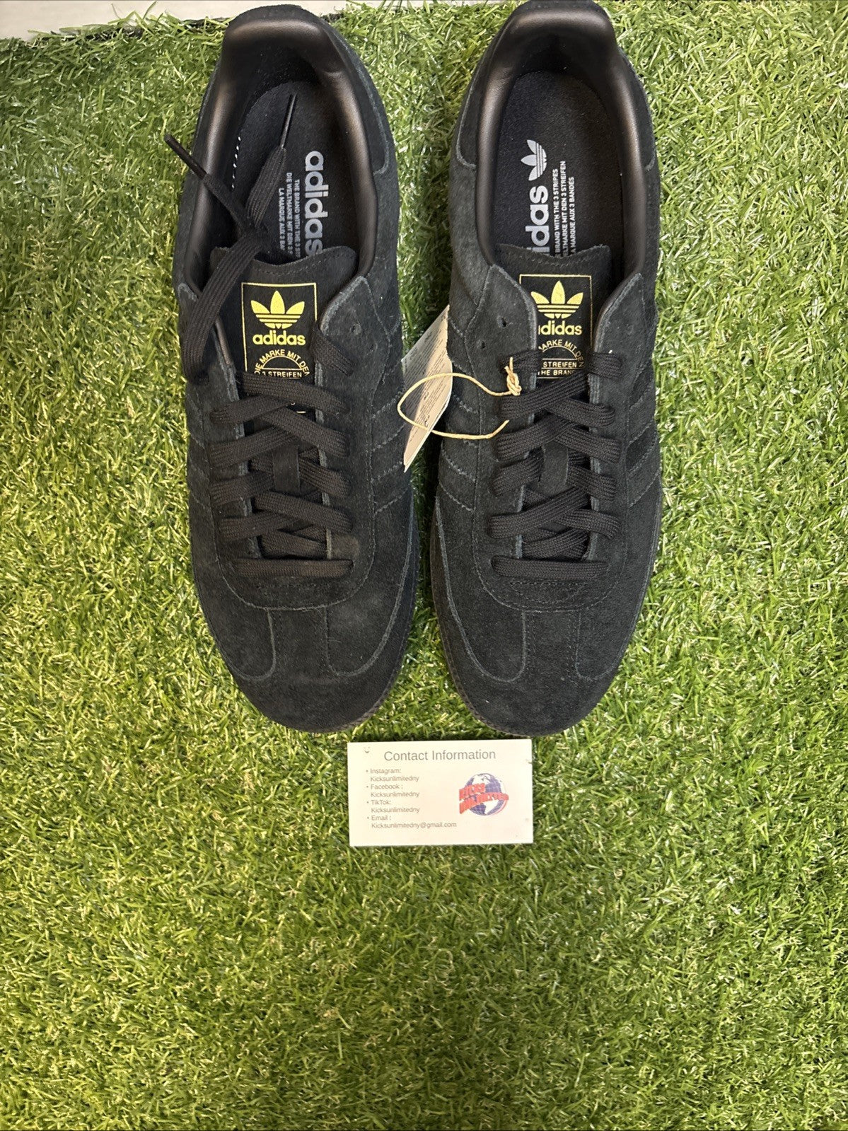 Size 11   adidas Samba Core Black Gold0