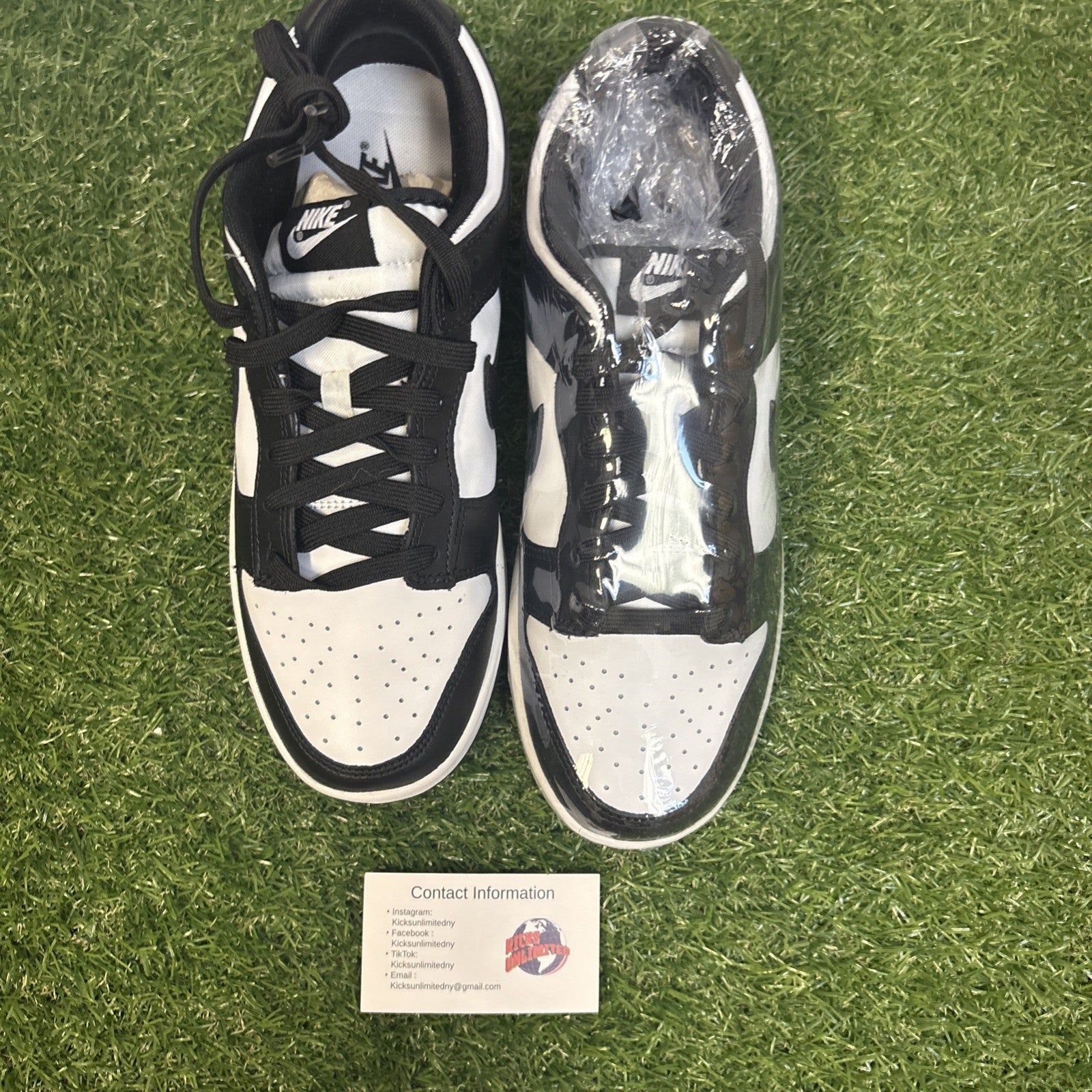 Size 9   Nike Dunk Low Black White2