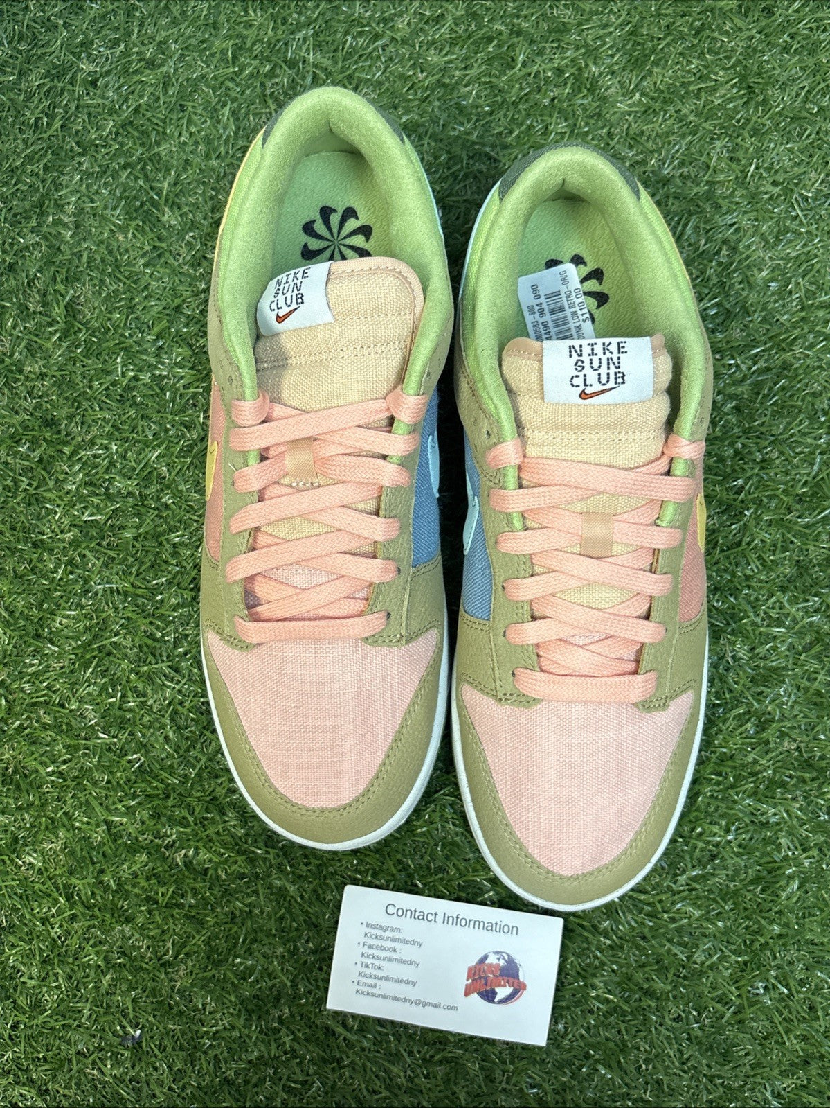 Size 9   Nike Dunk Low Sun Club   Arctic Orange Sanded Gold1