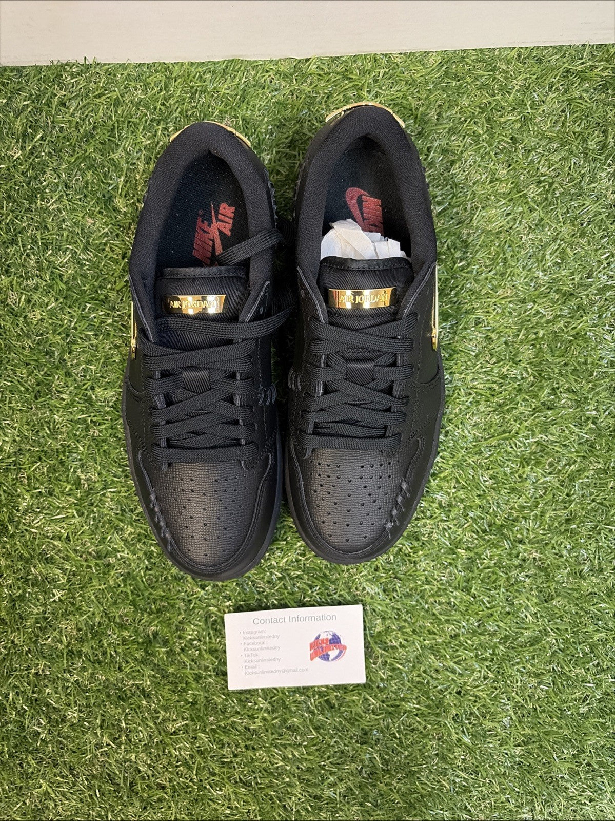 Size 7 - Air Jordan 1 Method of Make Low Black W1