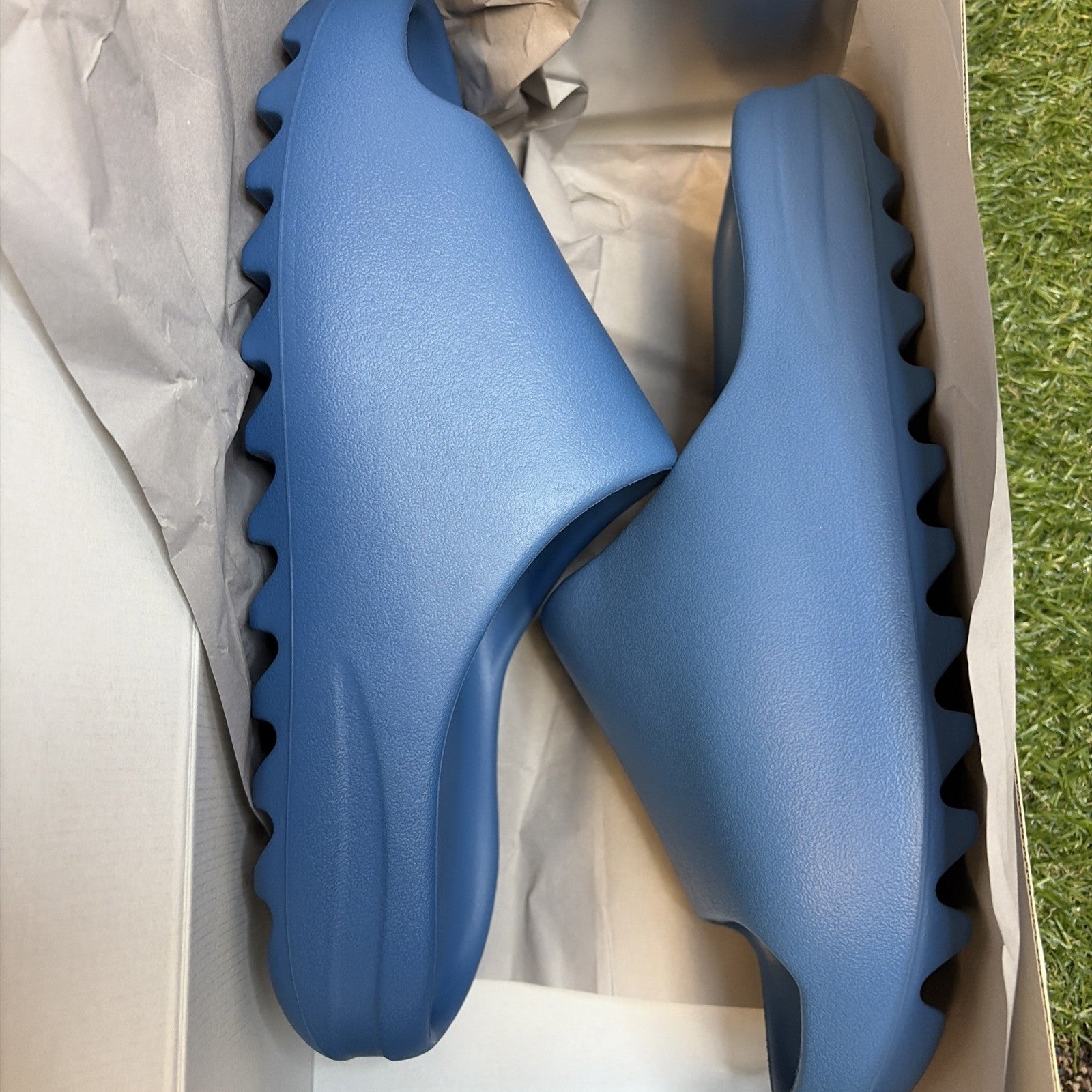 New Men's Blue Size 12 YS-01 Yeezy Casual Slides '26 Version Kanye West In Stock0