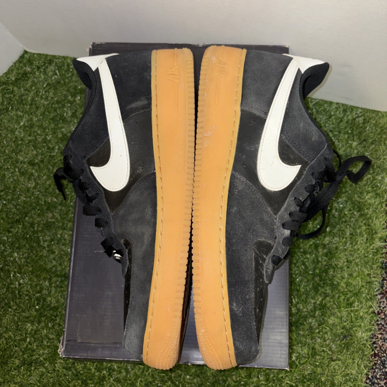 Nike Air Force 1 Low '07 LV8 Athletic Sneakers Mens 12 Gum Pack Black Lace Up3