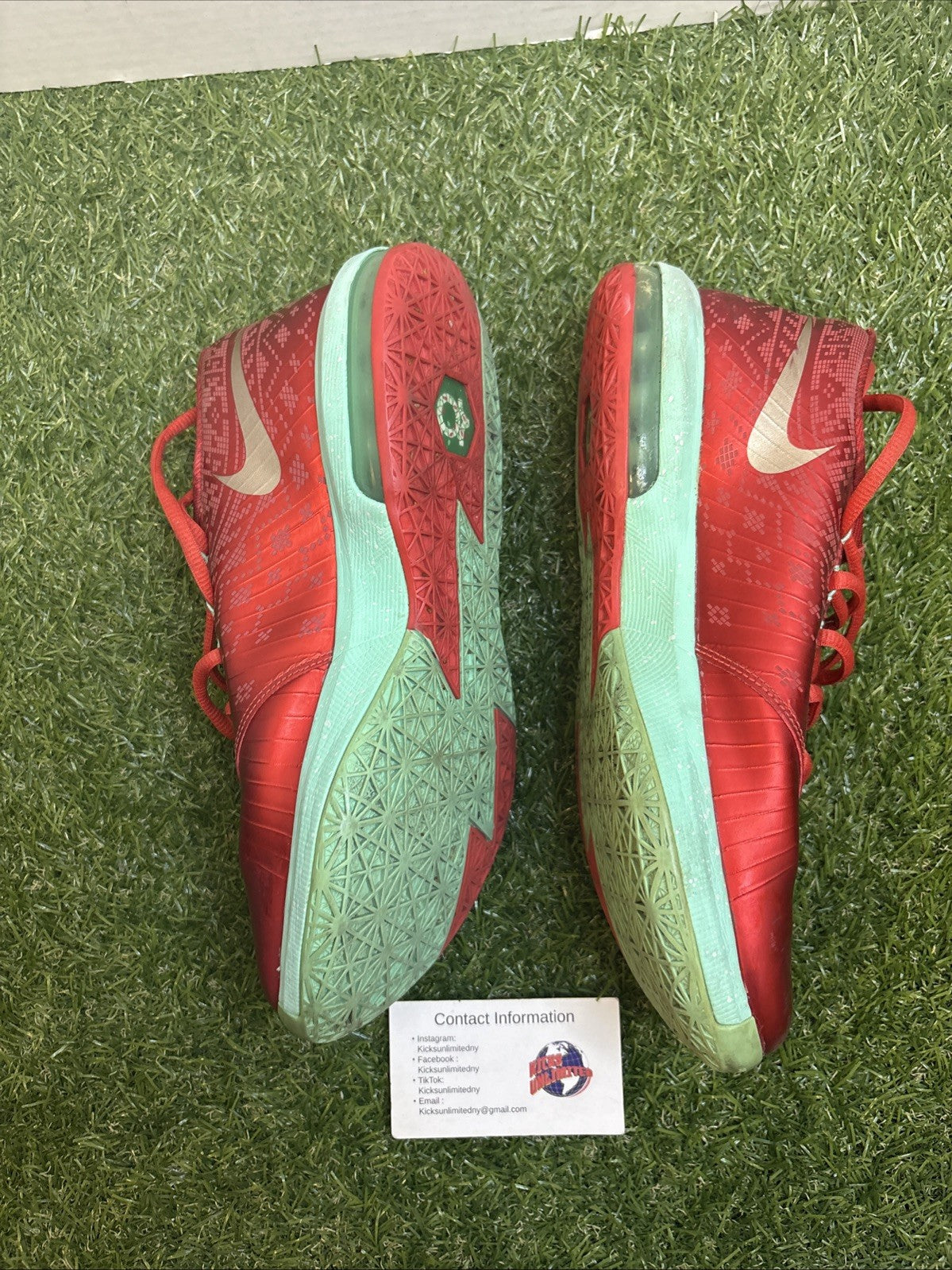 Size 8   Nike KD 6 Christmas   599424 6012