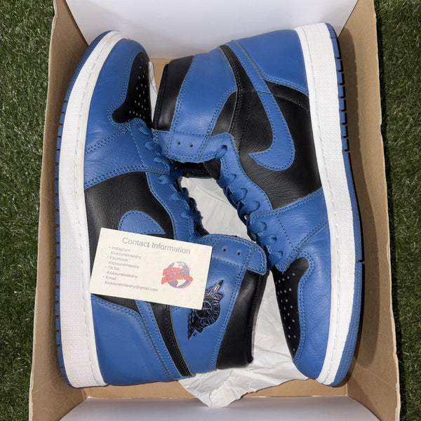 Size 13   Jordan 1 Retro OG High Dark Marina Blue0