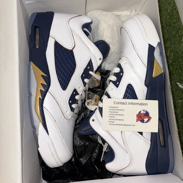 Size 8.5   Air Jordan 5 Retro Low Dunk From Above0