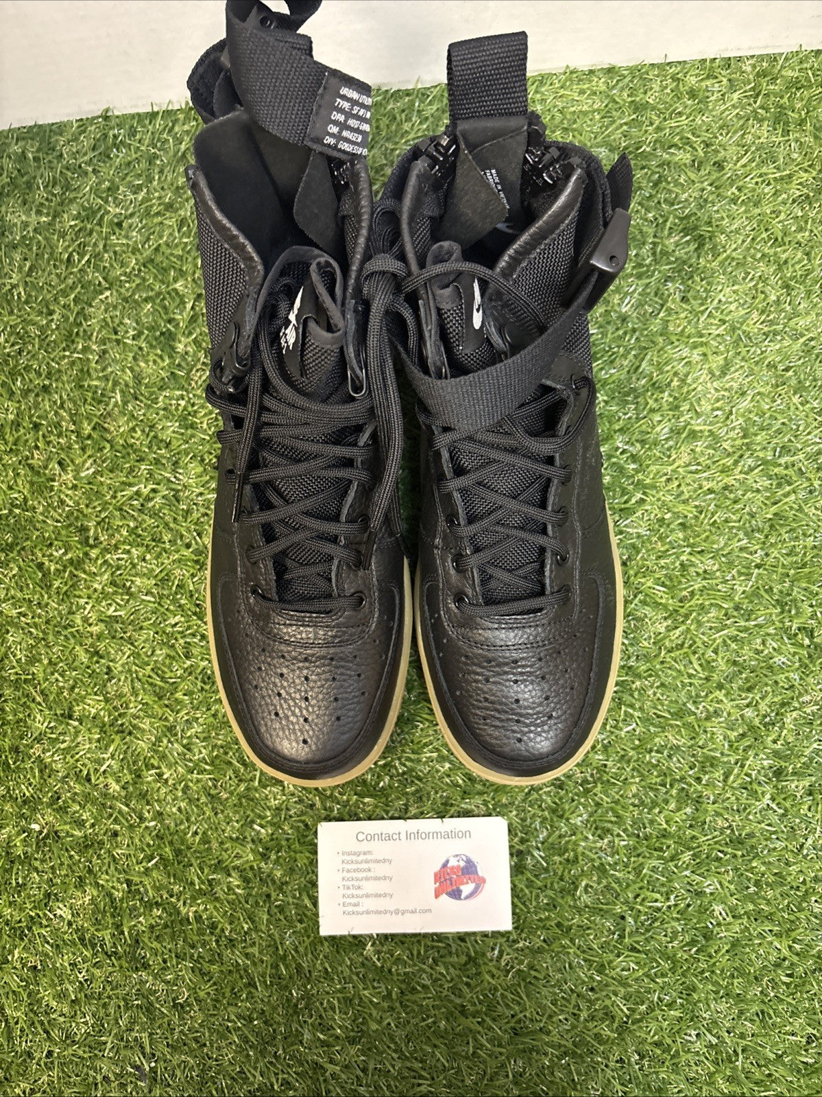 Size 5.5    Nike SF Air Force 1 Mid Black Gum2