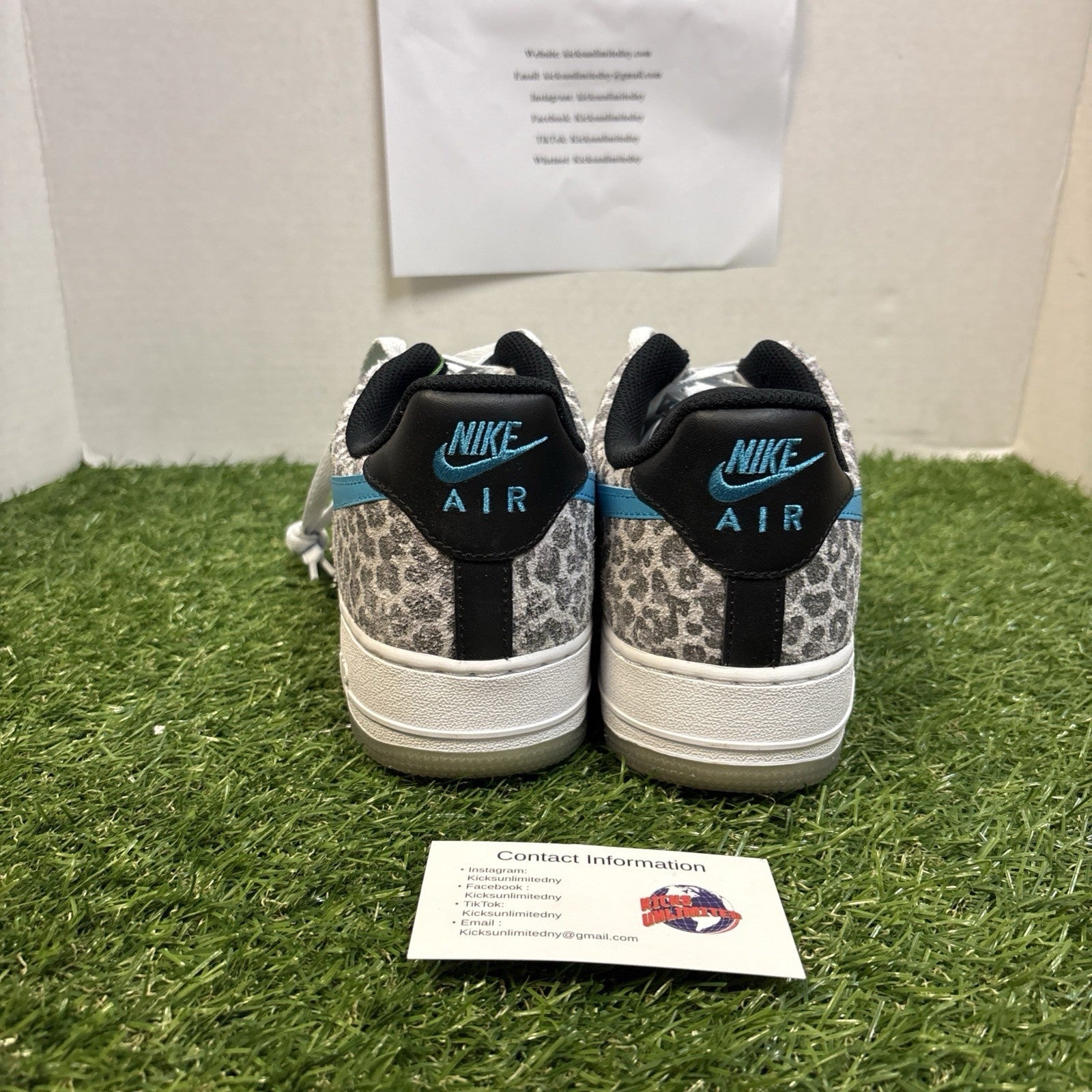 Size 9   Nike Air Force 1 Premium Low Snow Leopard1