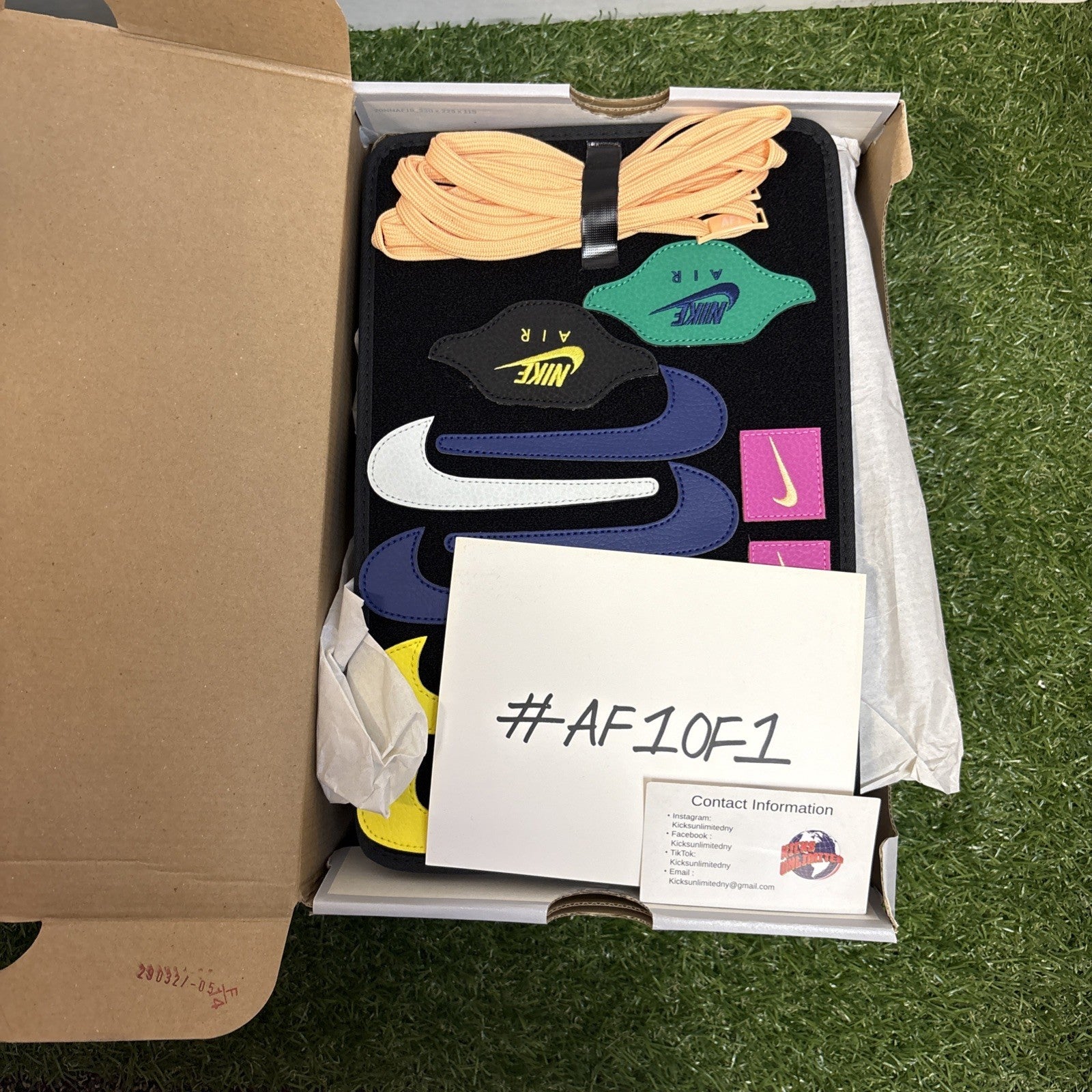 Size 9   Nike Air Force 1/1 Black Multi Color7
