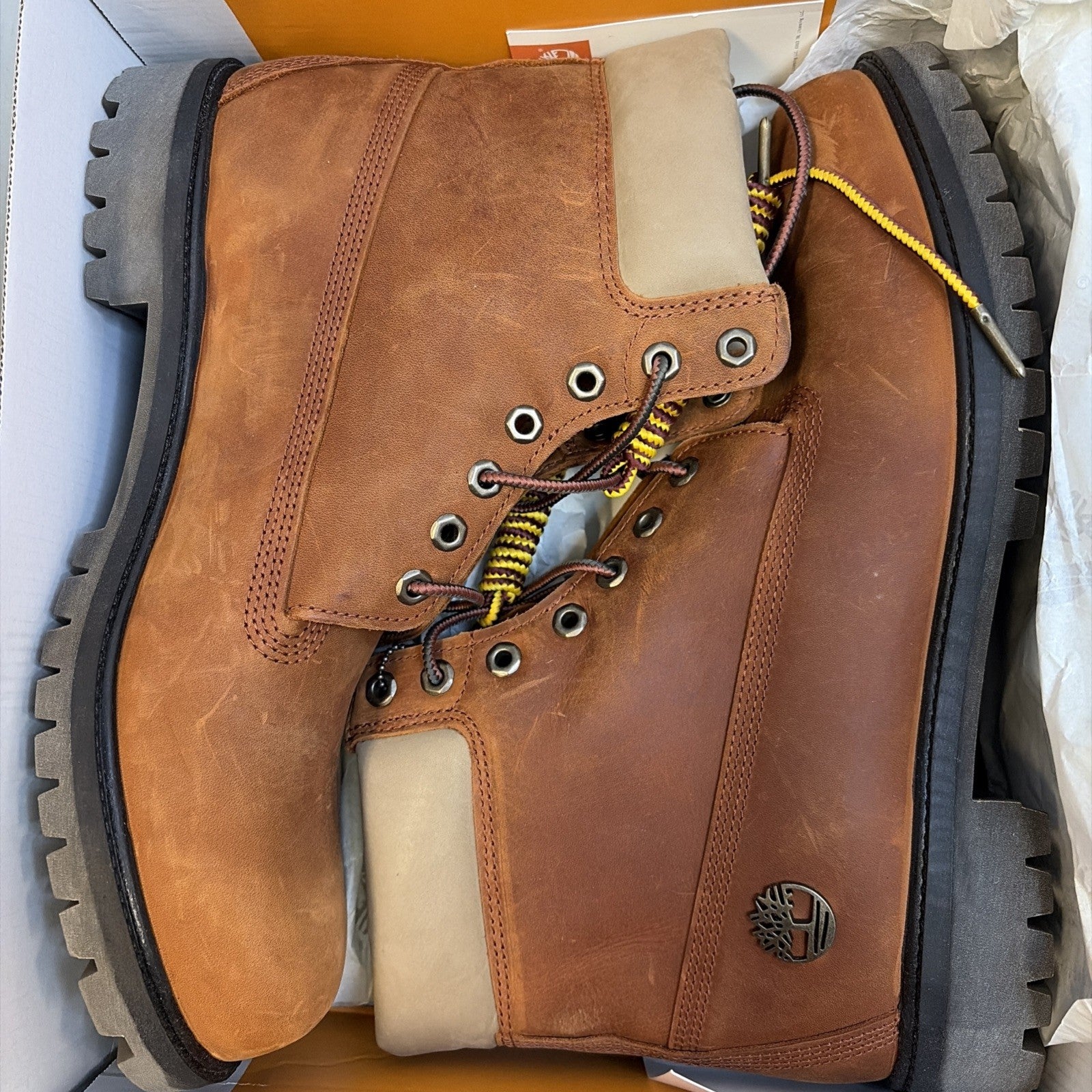 Timberland Premium 6 In Lace Waterproof Medium Orange / Tb 0A2p6w Ejd0