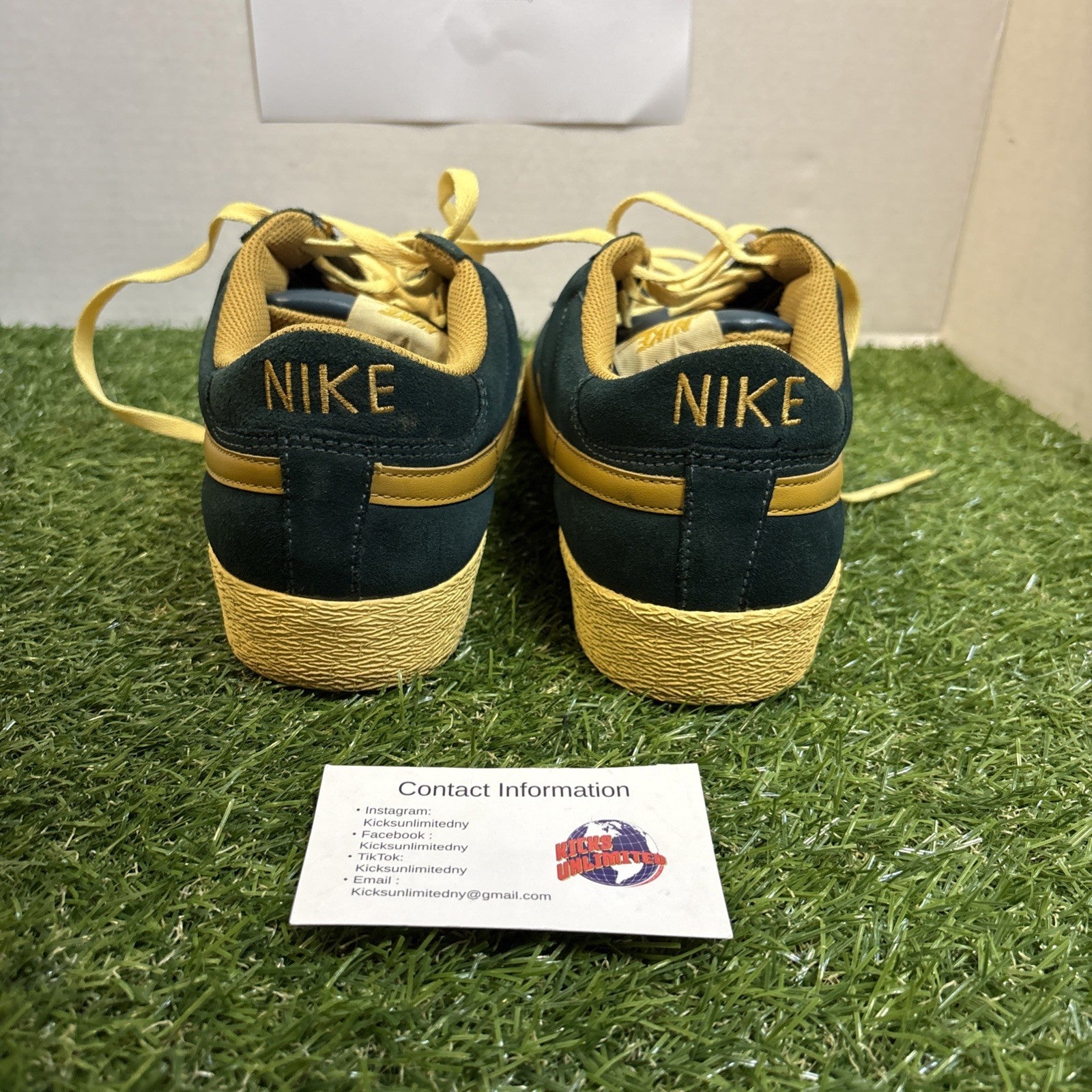Size 11   Nike Blazer Sb Low Blue Teal Gold4
