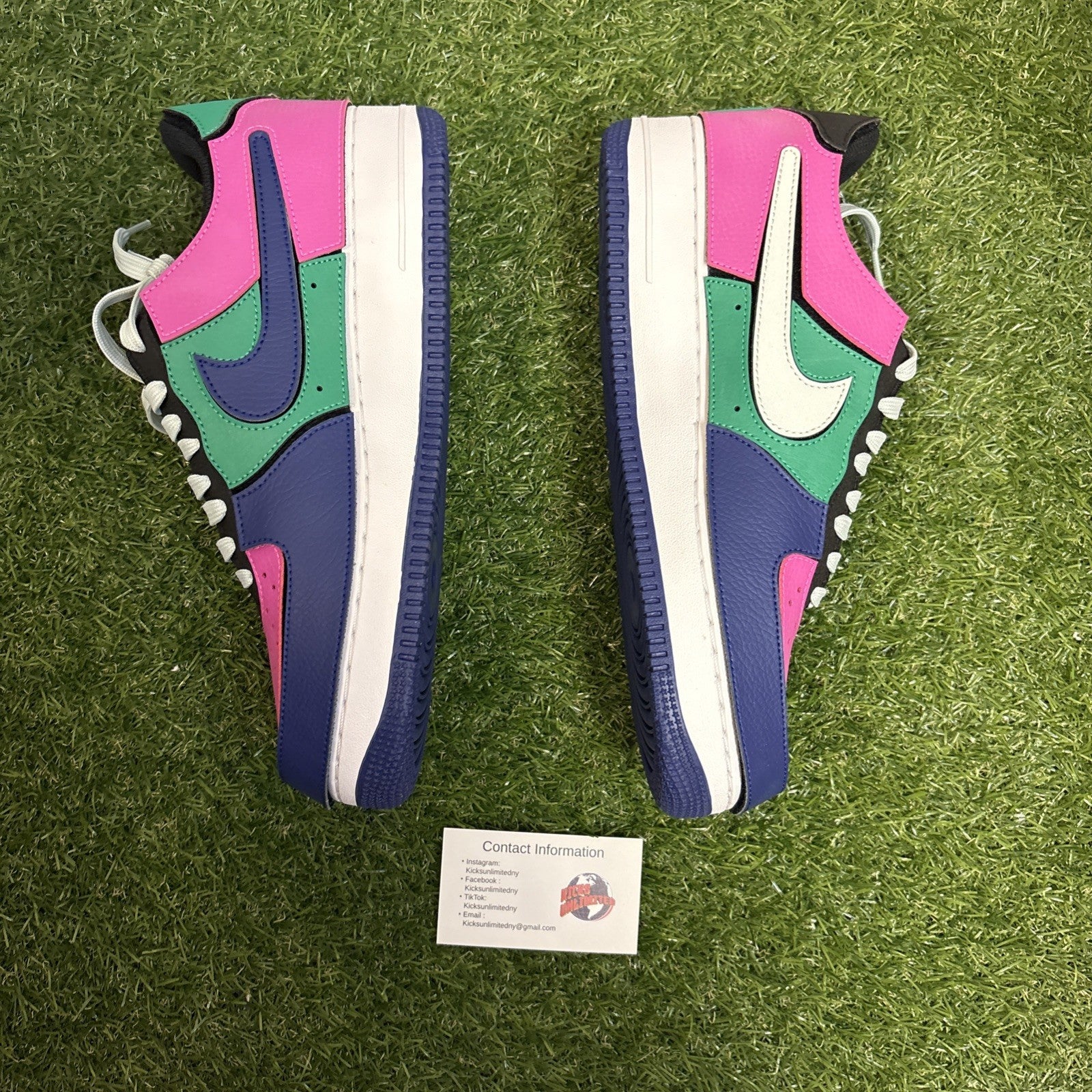 Size 9   Nike Air Force 1/1 Black Multi Color2