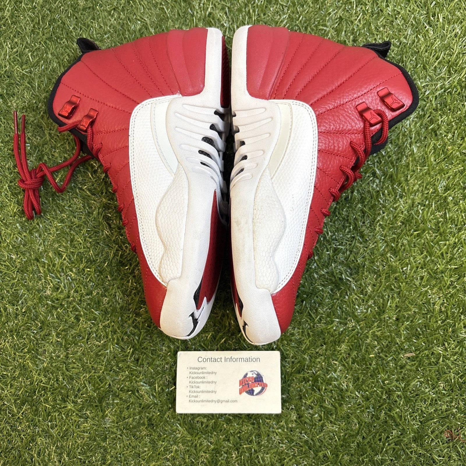 Air Jordan 12 BG Gym Red Size 5.5 153265 6001
