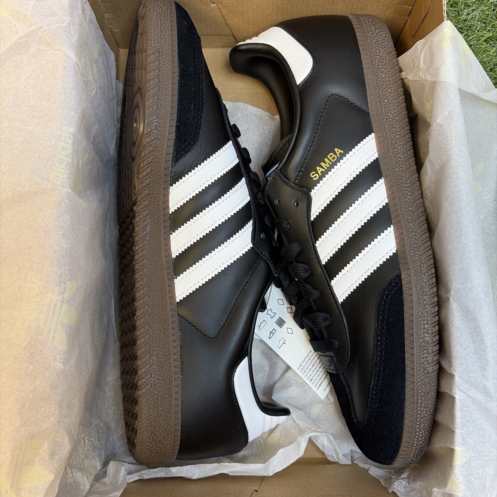 Size 12 - adidas Samba OG Black Gum0