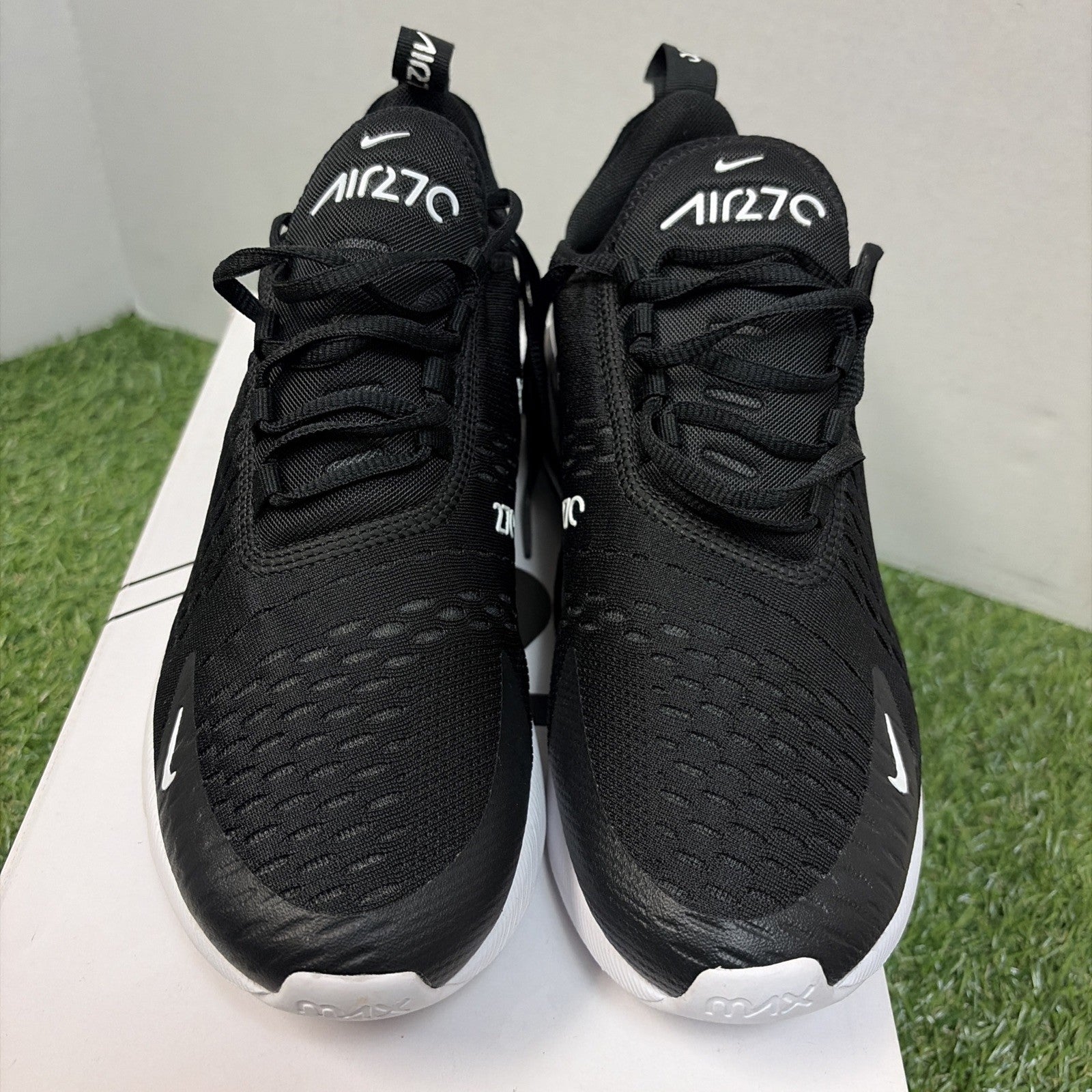 Size 8W  Nike Air Max 270 “Black White” Womens1