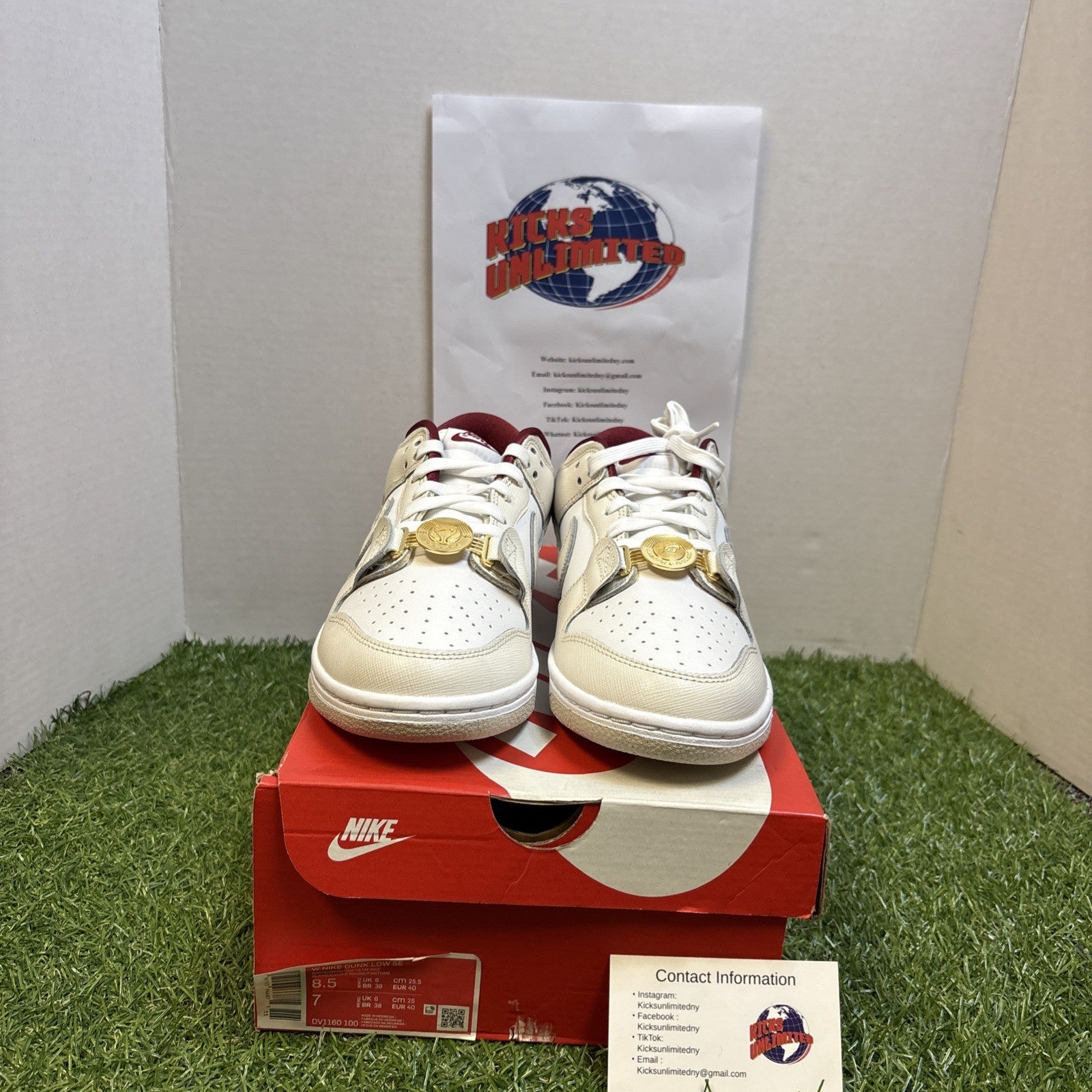 Size 8.5w (size 7y)   Nike Dunk SE Low Just Do It W DV1160 1003