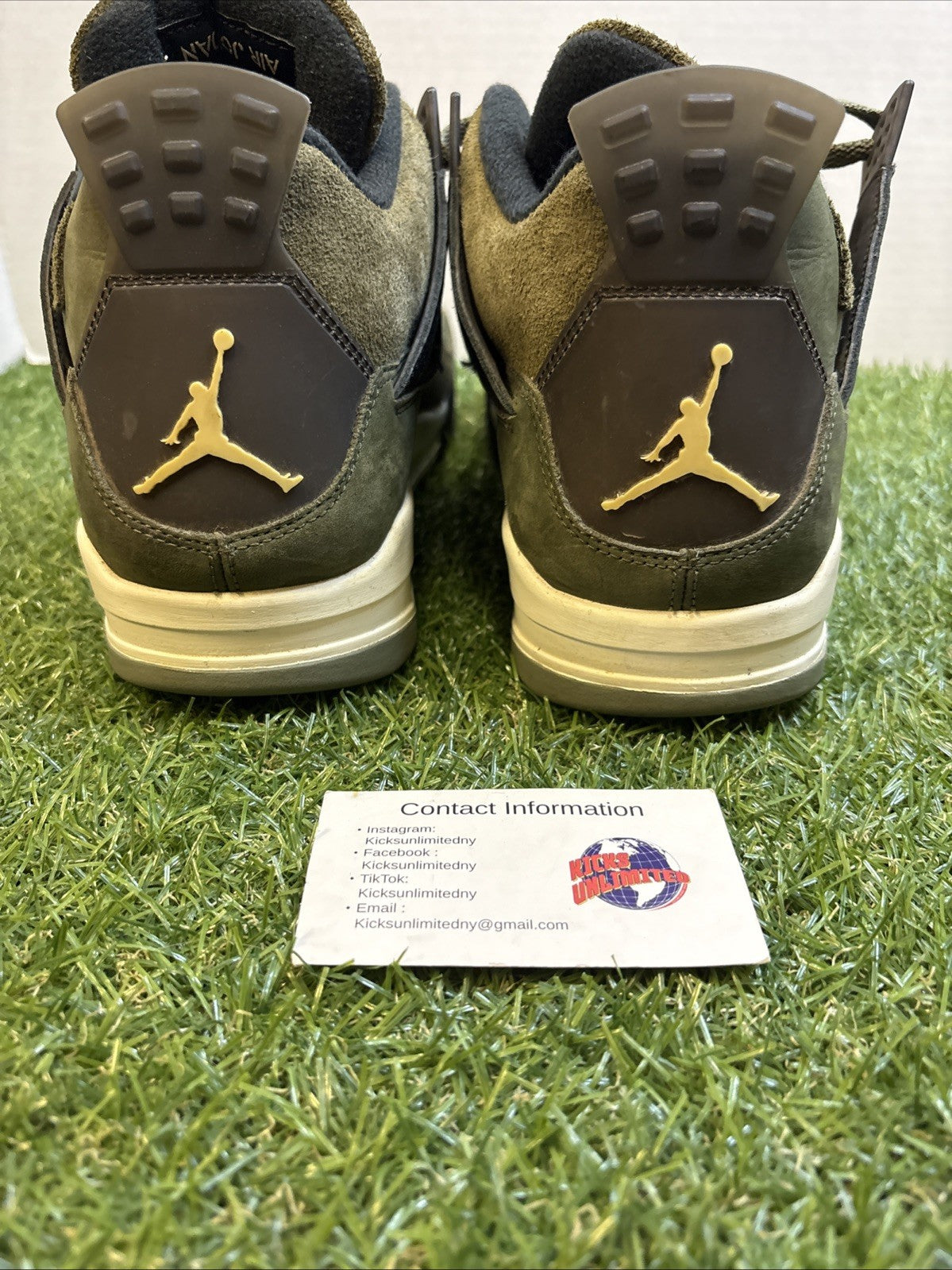 Size 13   Jordan 4 SE Retro Low Craft   Olive FB9927 2002