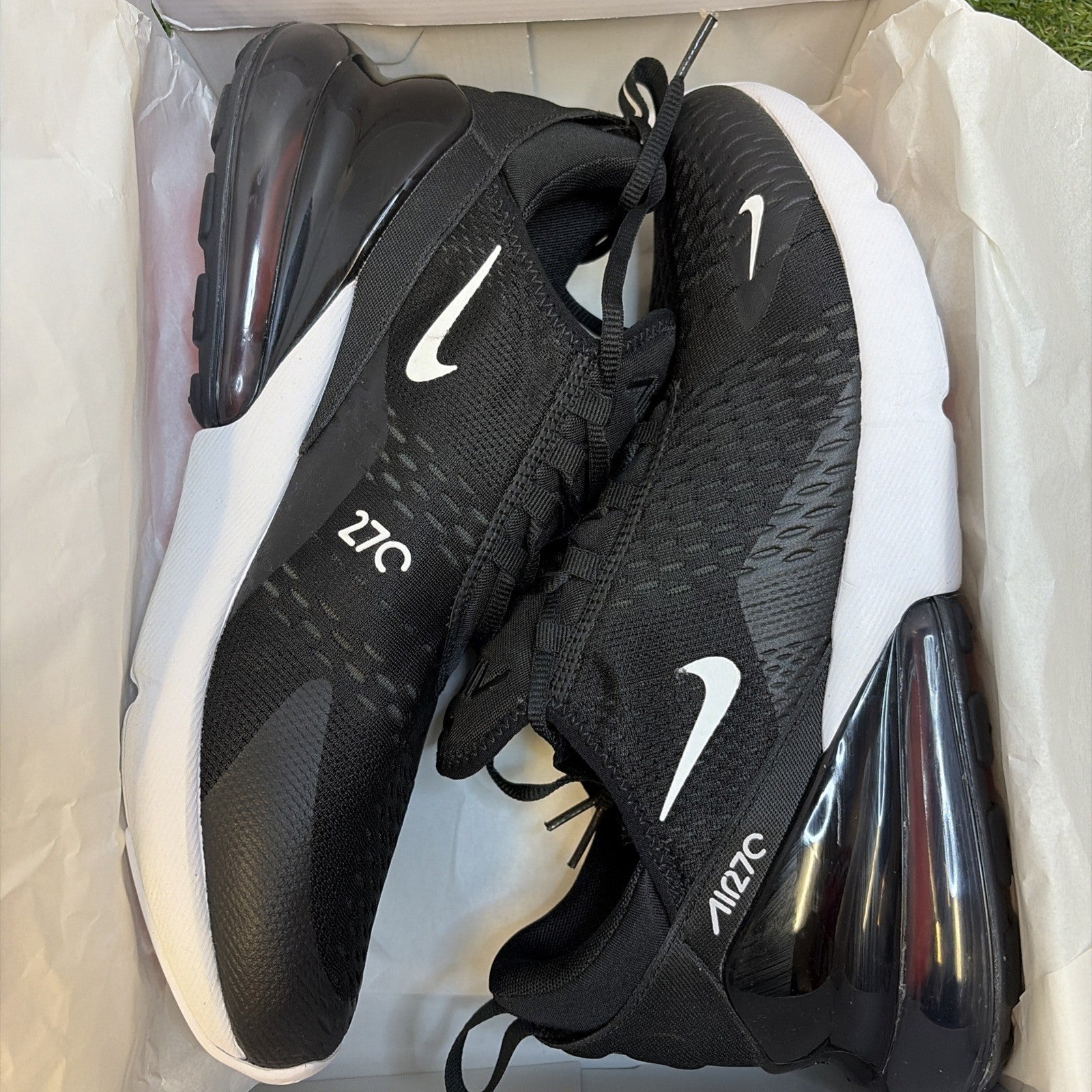 Size 12 - Nike Air Max 270 Black White0
