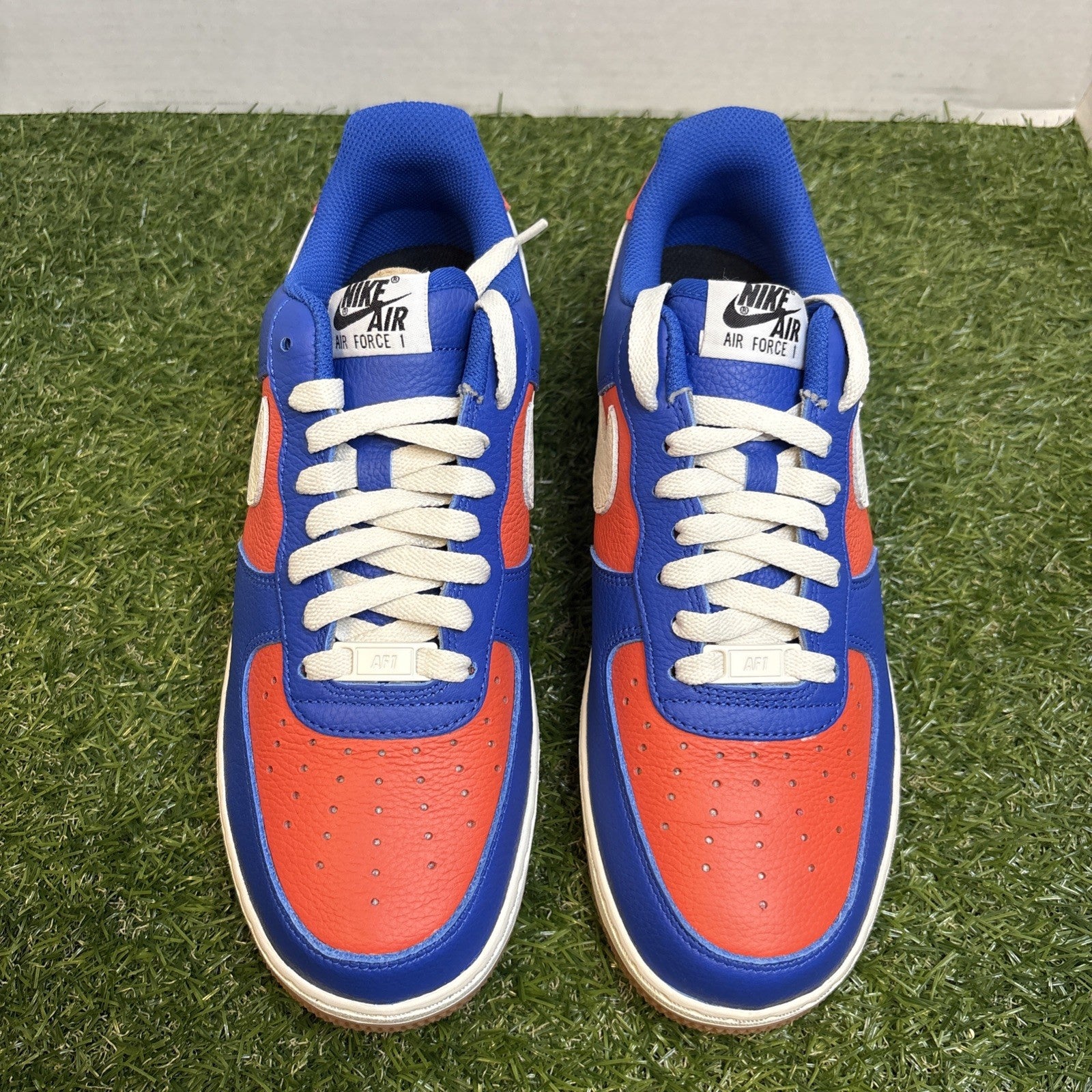 Size 10W/8.5M - Nike by you air force 1 Knicks ID2