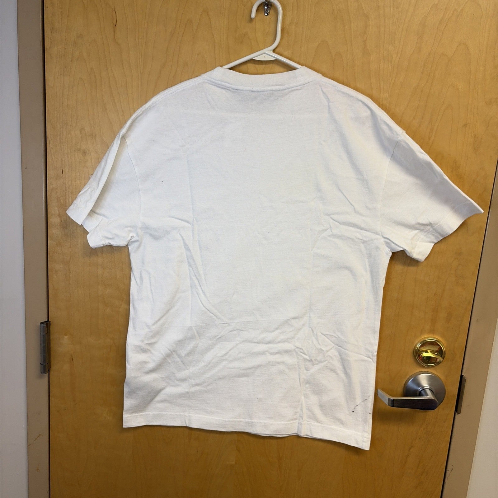 Palm Angels Unisex White With Yellow T shirt   Size XL1