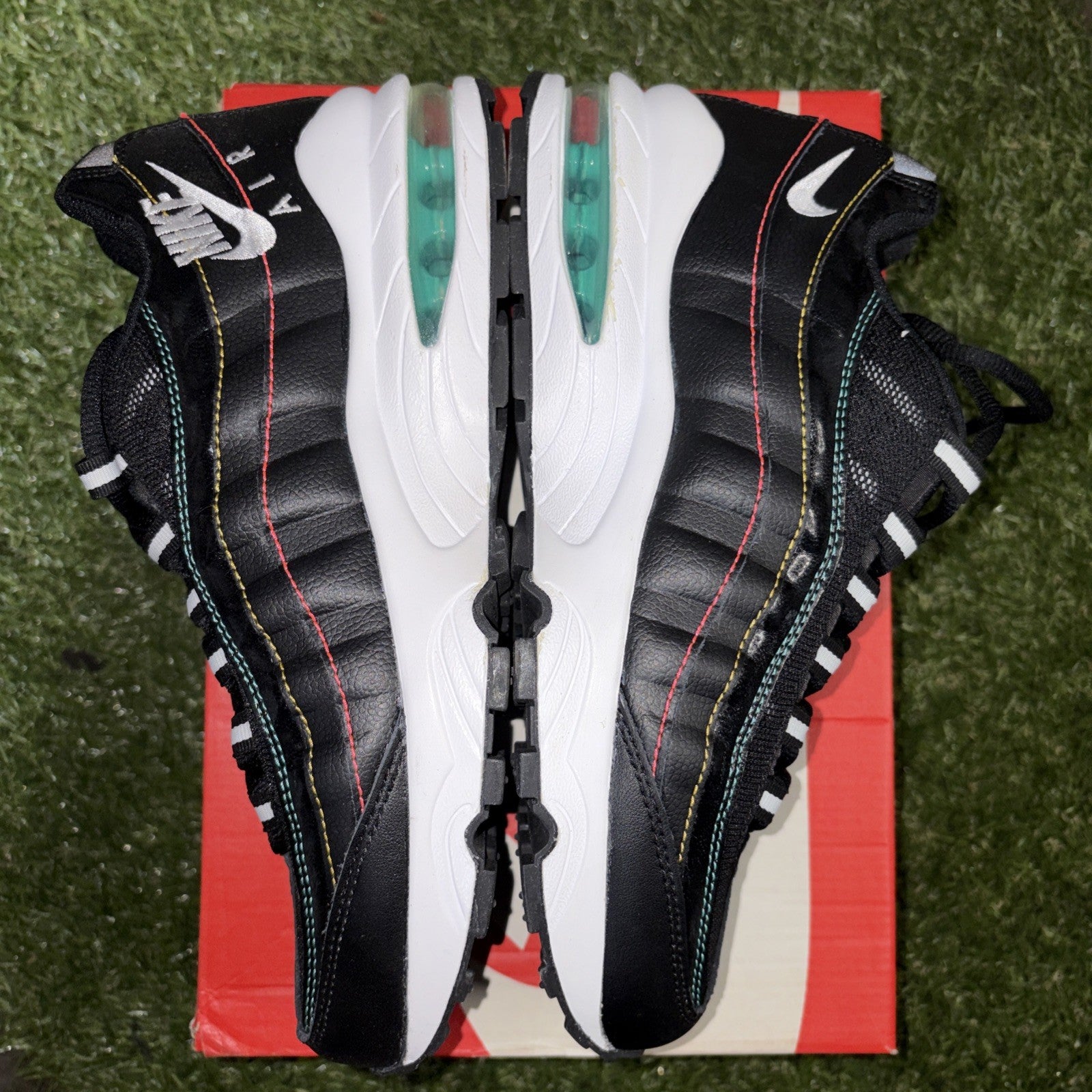 Nike Air Max 95 Game Black Kinetic Green CJ6955 001 Size 6Y3