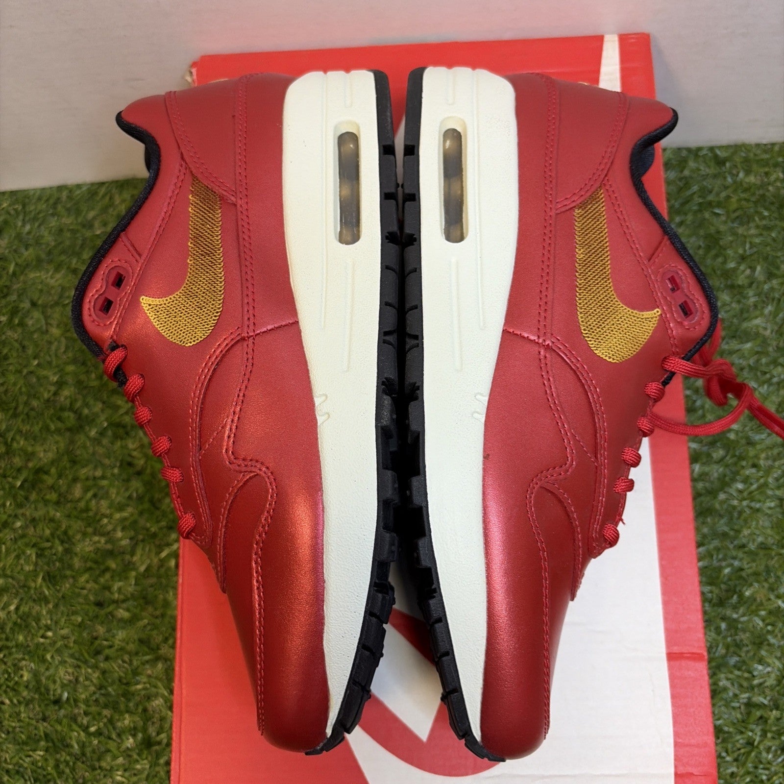 Size 6.5 - Nike Air Max 1 Gold Sequin3